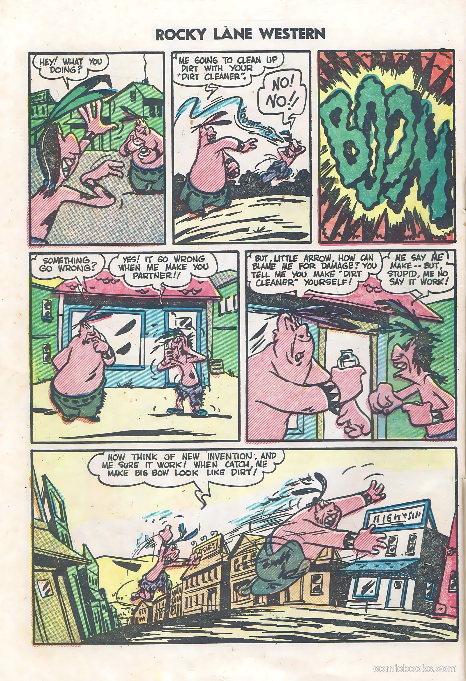 Rocky Lane Western #60 (1954) — page 22 of 36