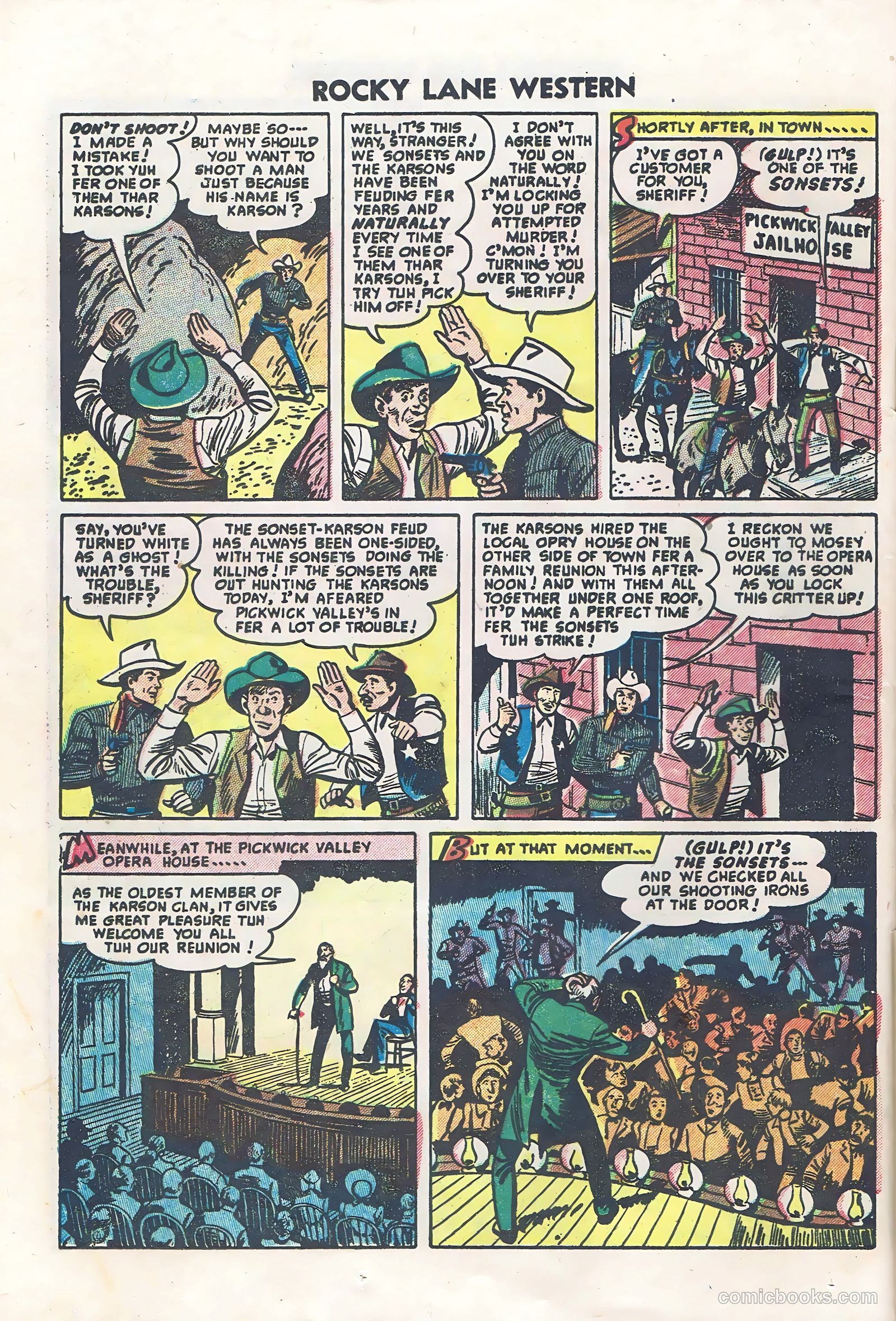 Rocky Lane Western #60 (1954) — page 24 of 36