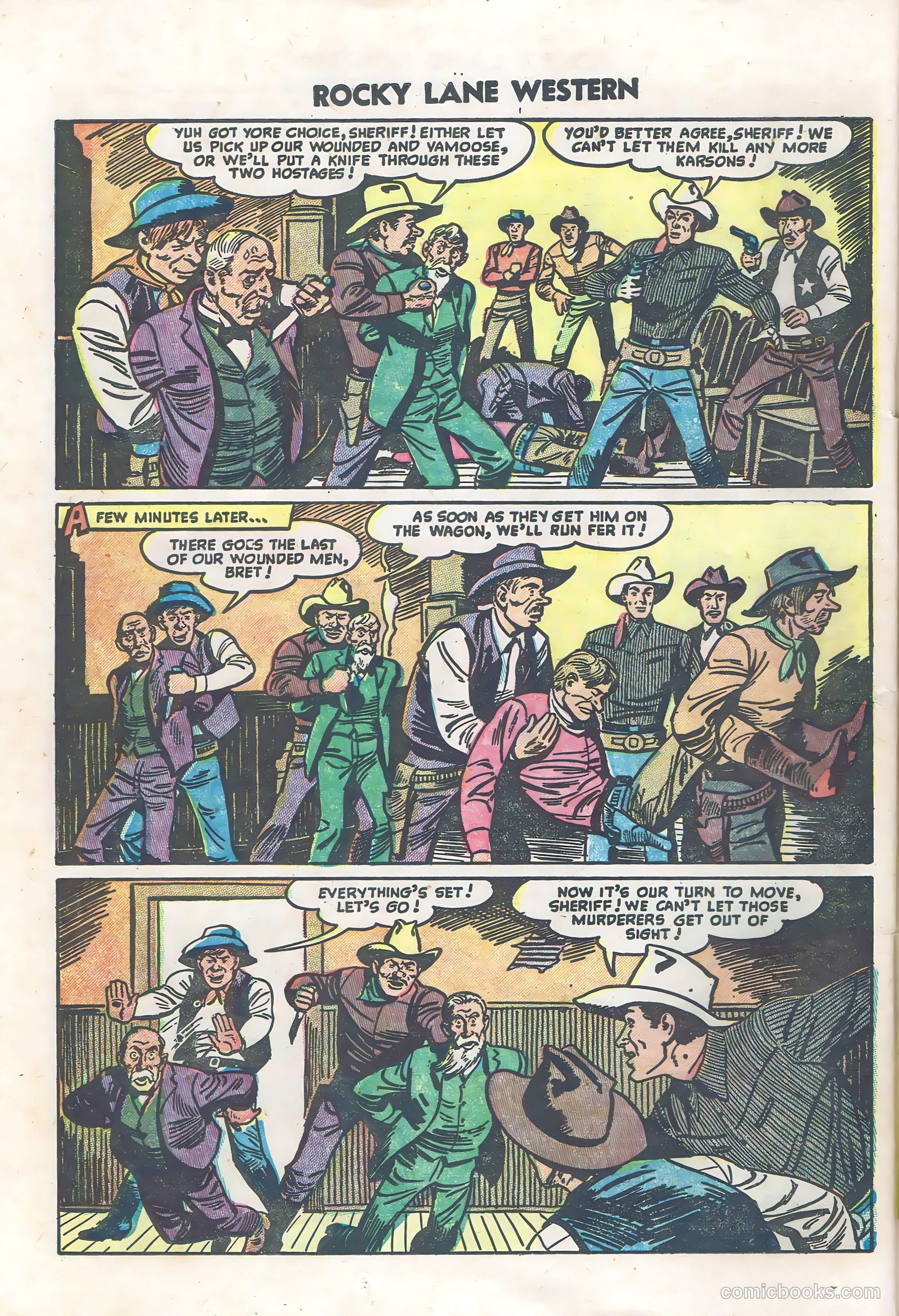 Rocky Lane Western #60 (1954) — page 26 of 36