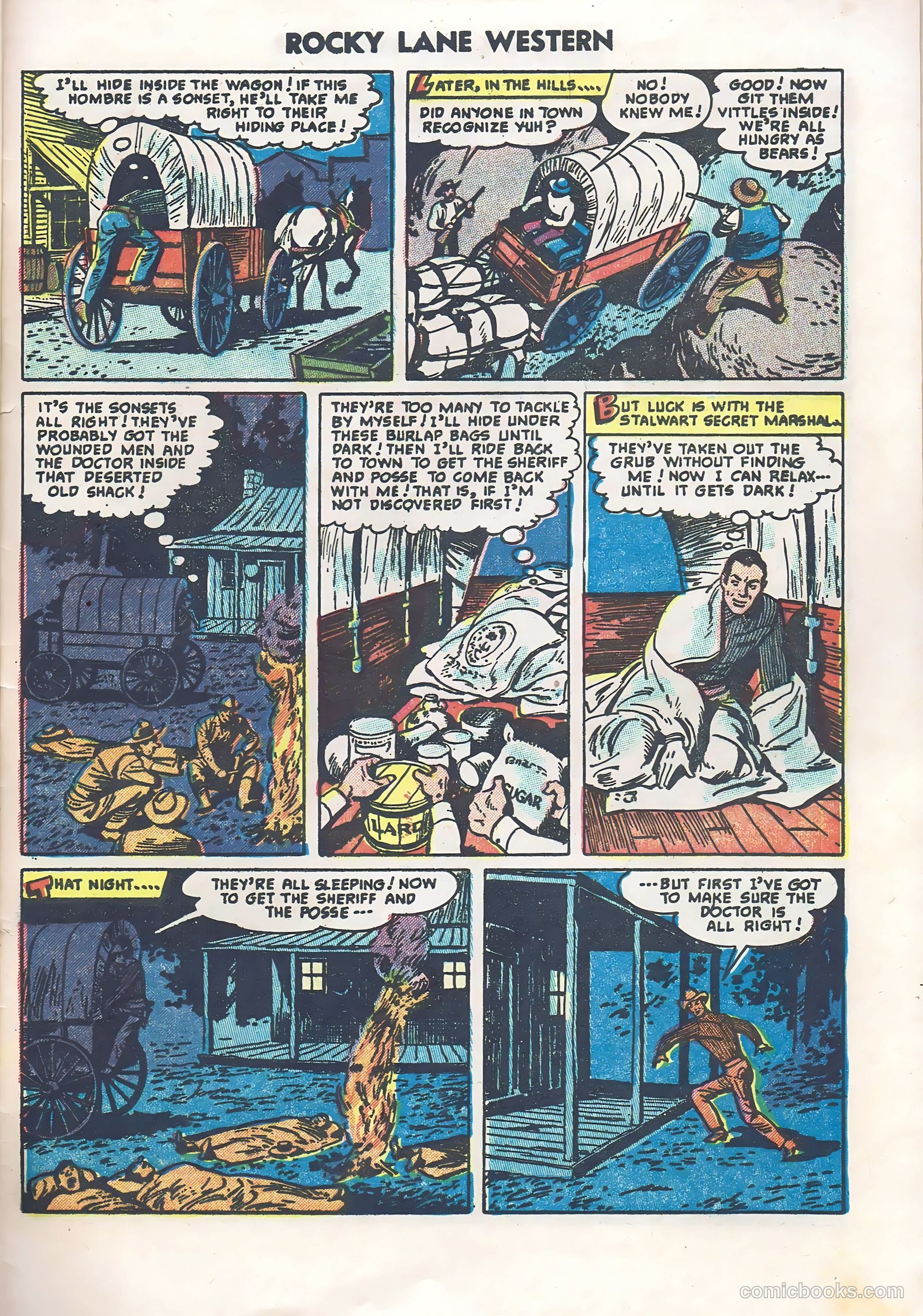 Rocky Lane Western #60 (1954) — page 29 of 36