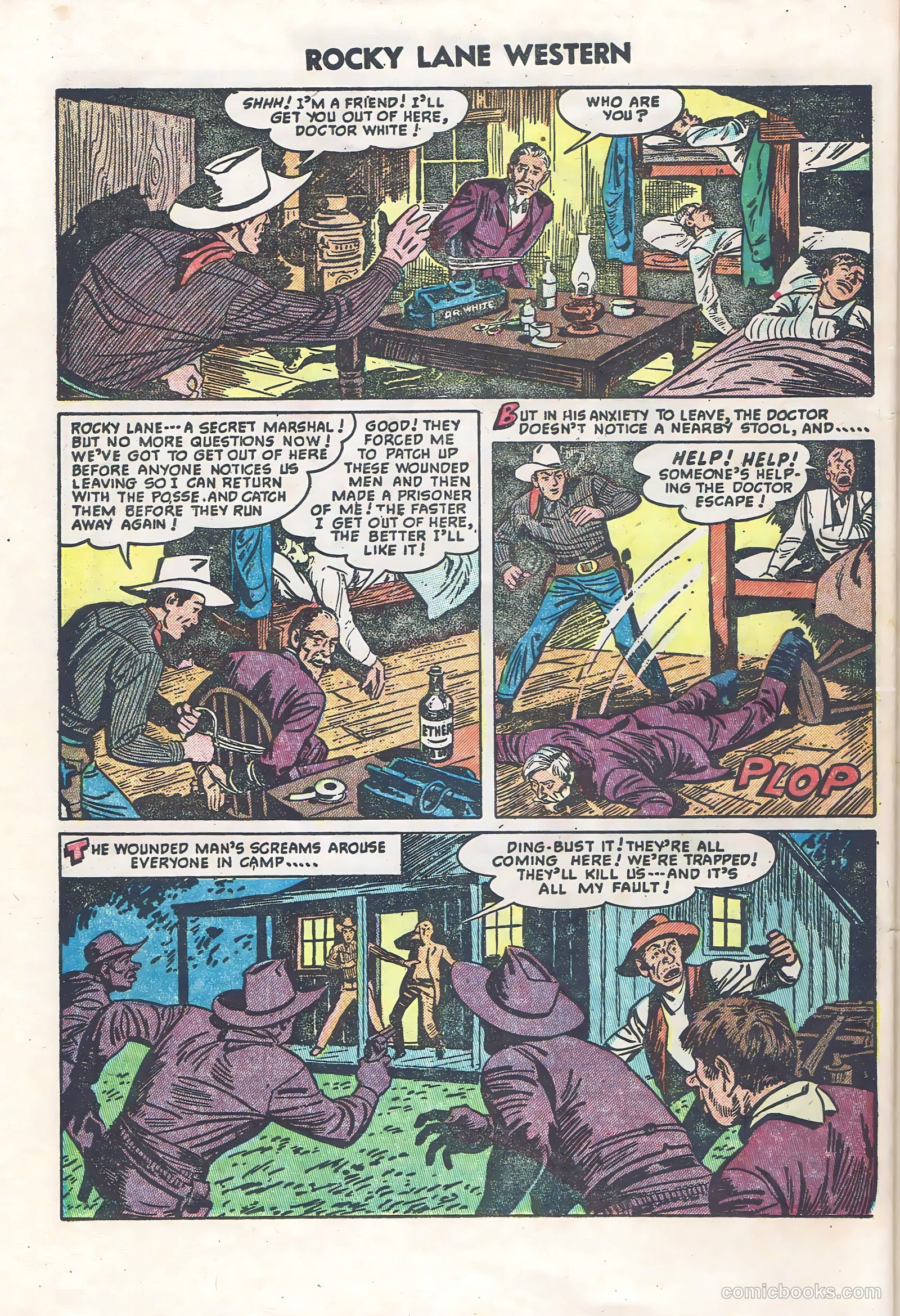 Rocky Lane Western #60 (1954) — page 30 of 36