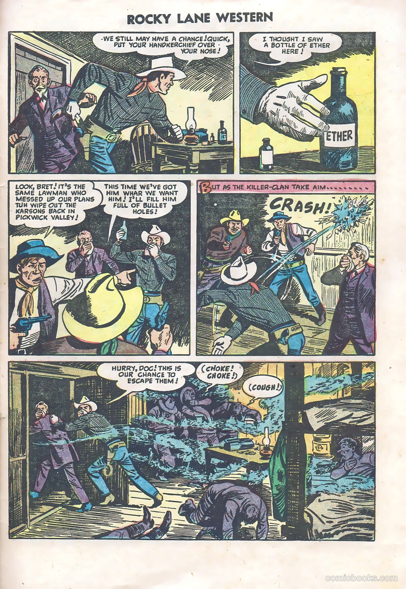 Rocky Lane Western #60 (1954) — page 31 of 36