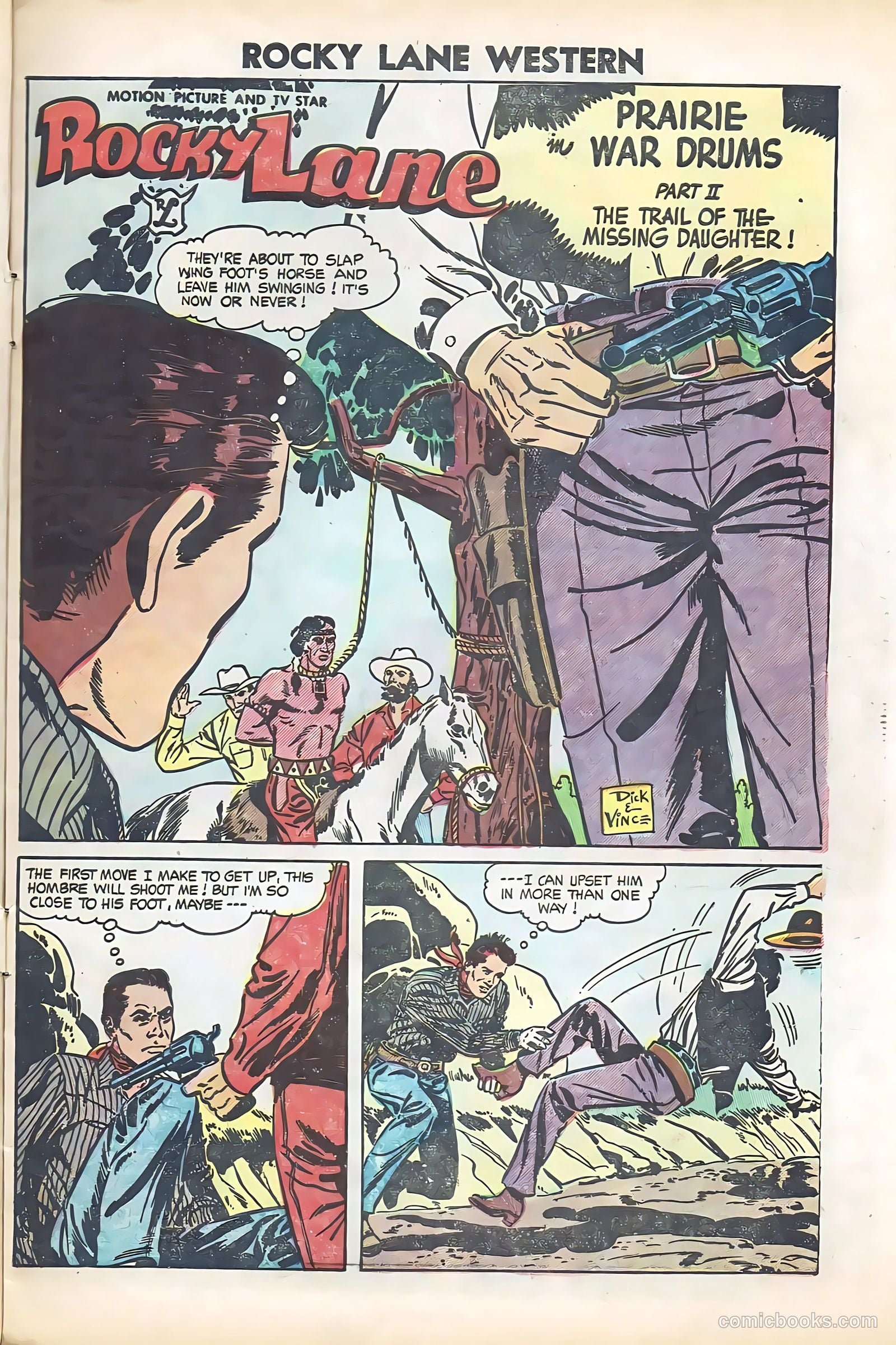 Rocky Lane Western #61 (1951) — page 9 of 36