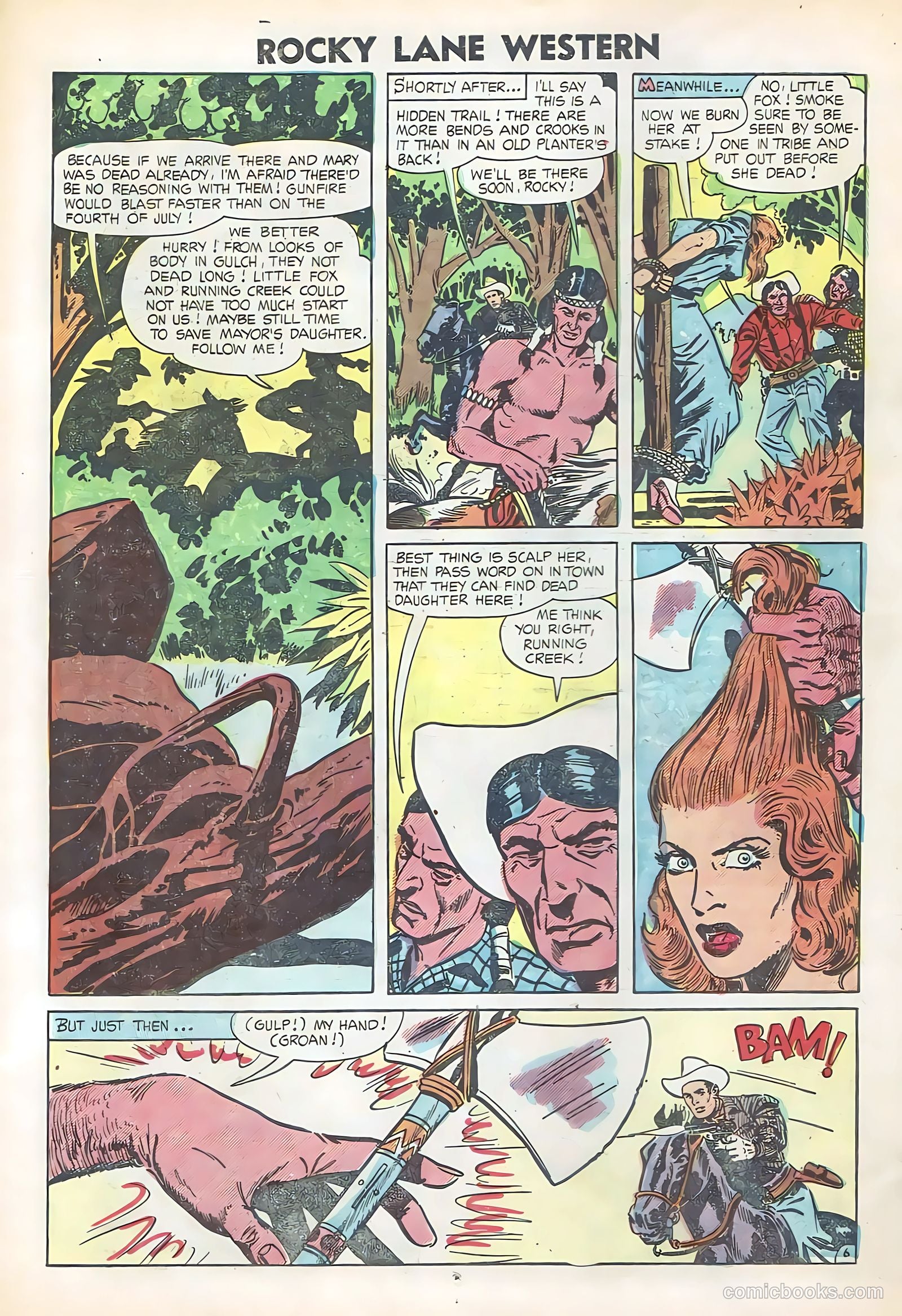 Rocky Lane Western #61 (1951) — page 14 of 36