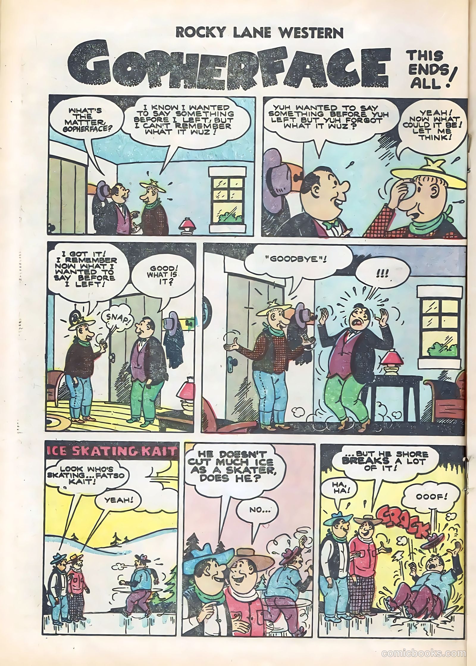 Rocky Lane Western #61 (1951) — page 16 of 36