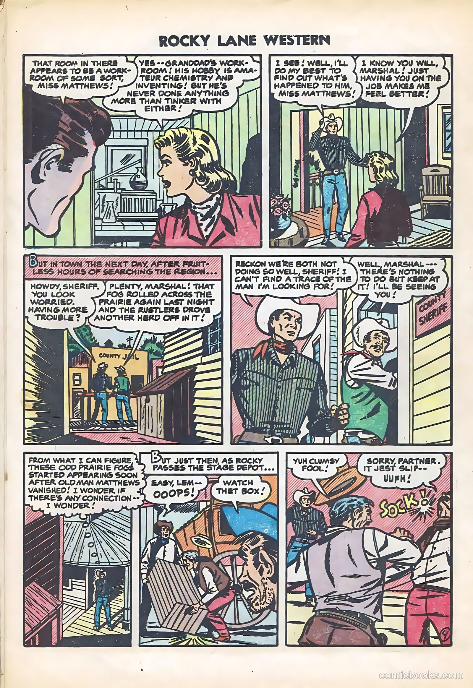 Rocky Lane Western #61 (1951) — page 28 of 36