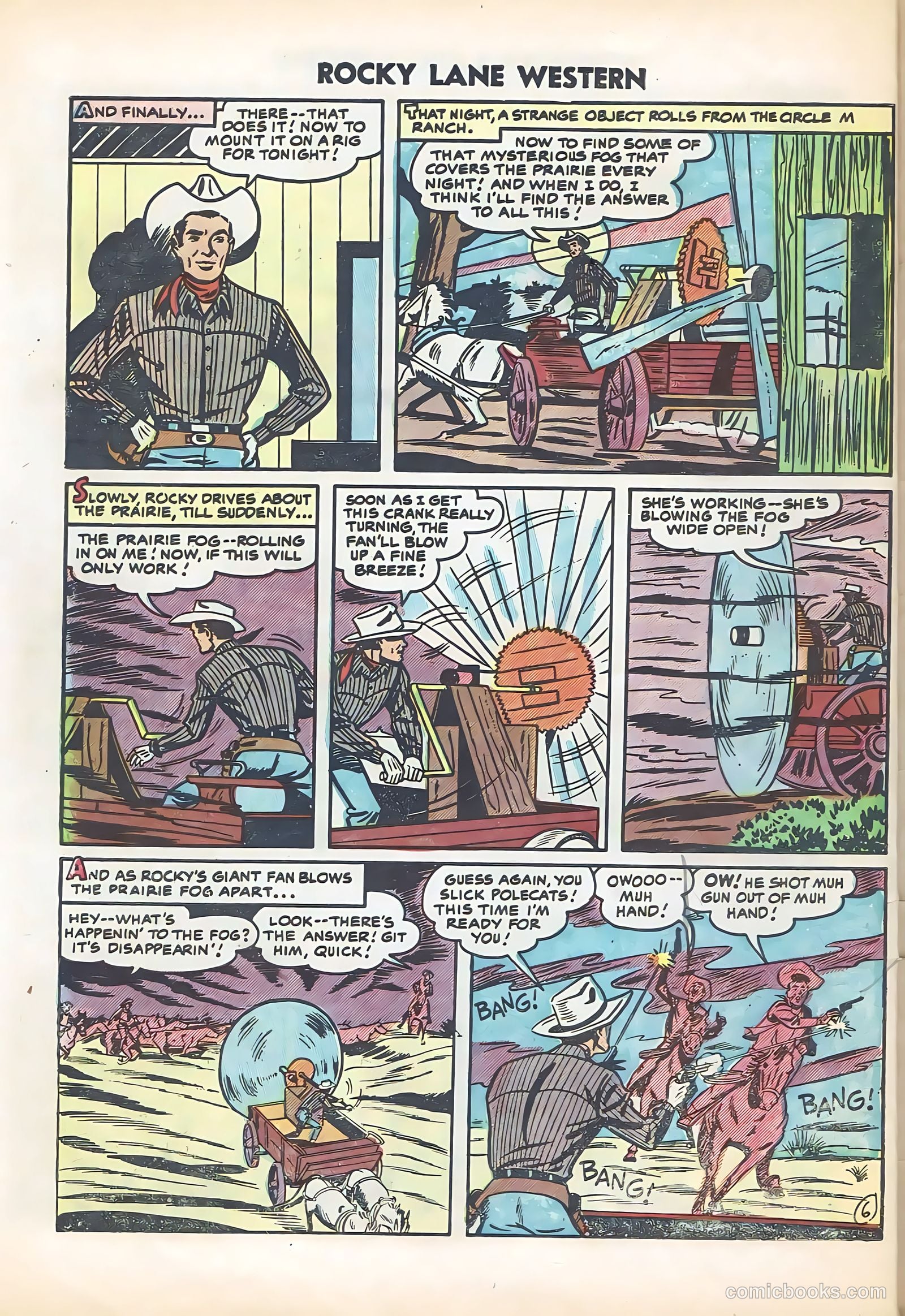 Rocky Lane Western #61 (1951) — page 30 of 36