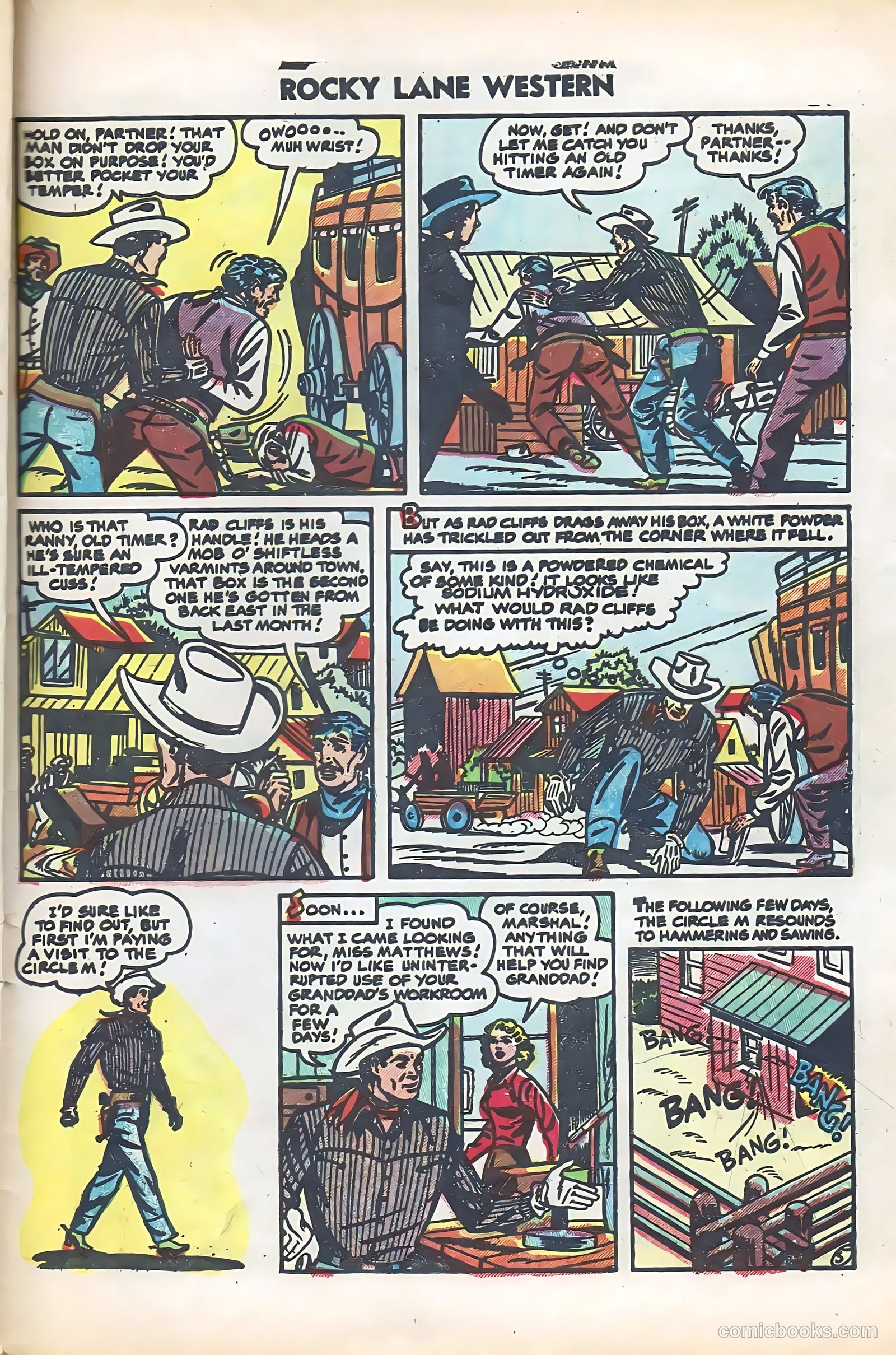 Rocky Lane Western #61 (1954) — page 29 of 36