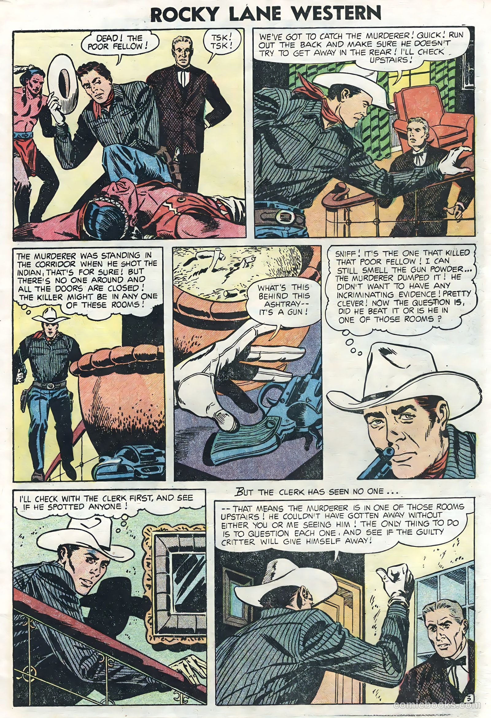 Rocky Lane Western #62 (1954) — page 5 of 36