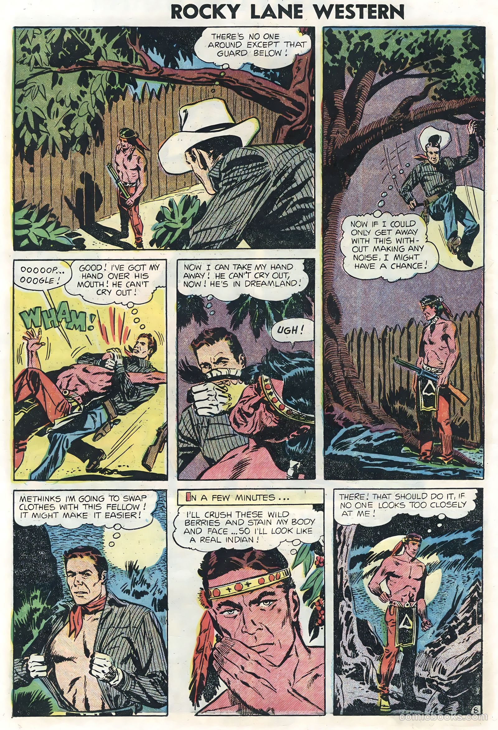 Rocky Lane Western #62 (1954) — page 10 of 36