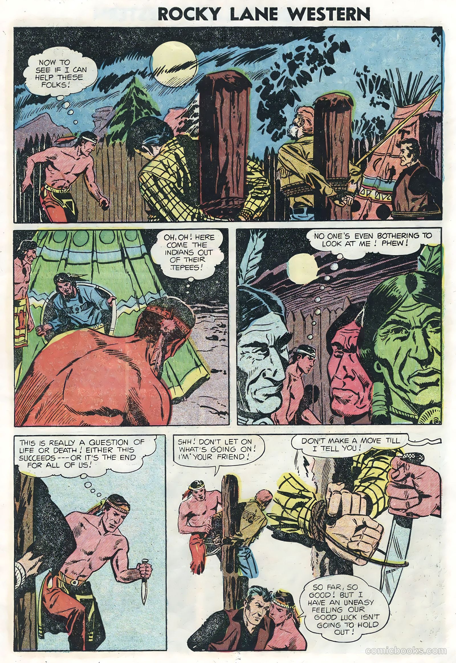 Rocky Lane Western #62 (1954) — page 11 of 36