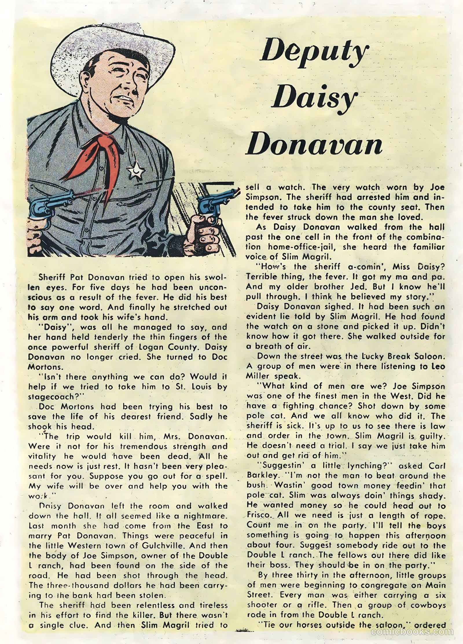 Rocky Lane Western #62 (1954) — page 18 of 36