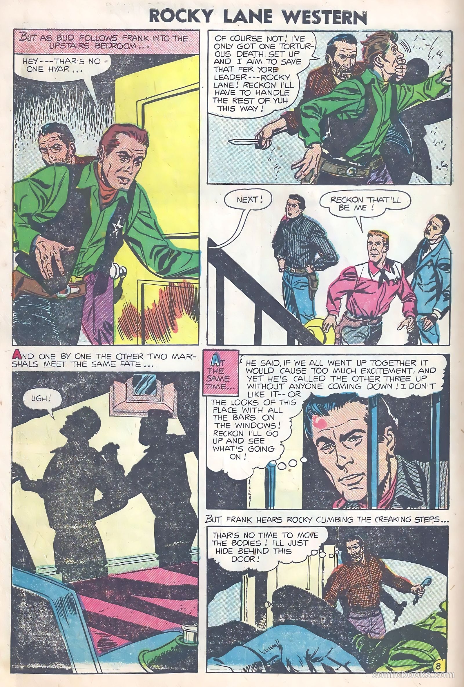 Rocky Lane Western #63 (1954) — page 10 of 36