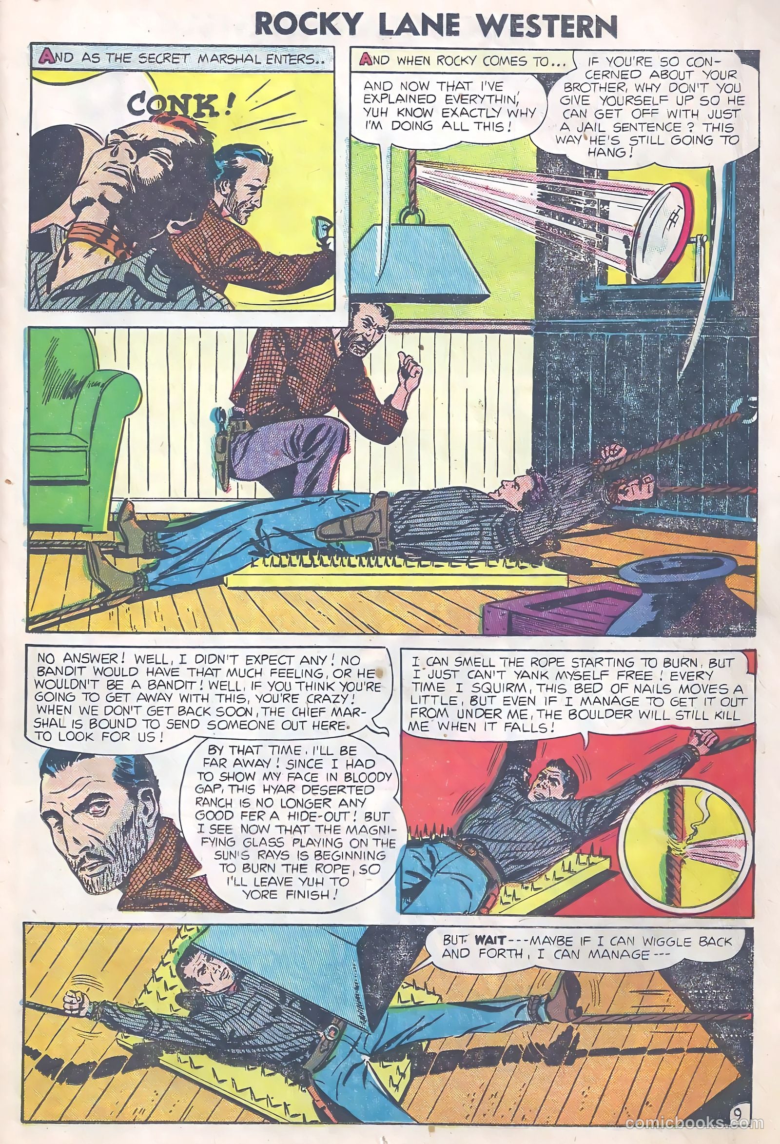 Rocky Lane Western #63 (1954) — page 11 of 36
