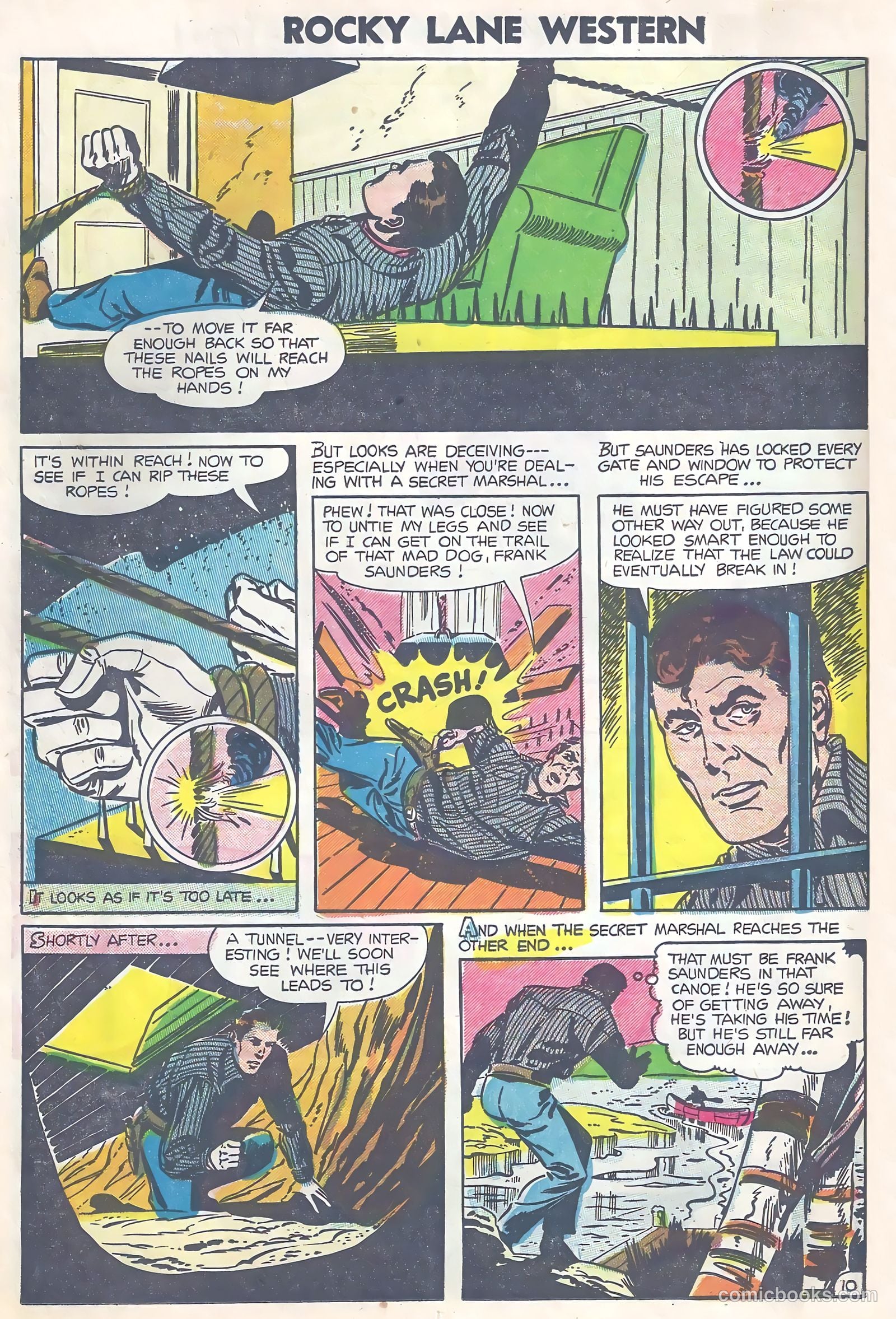 Rocky Lane Western #63 (1954) — page 12 of 36