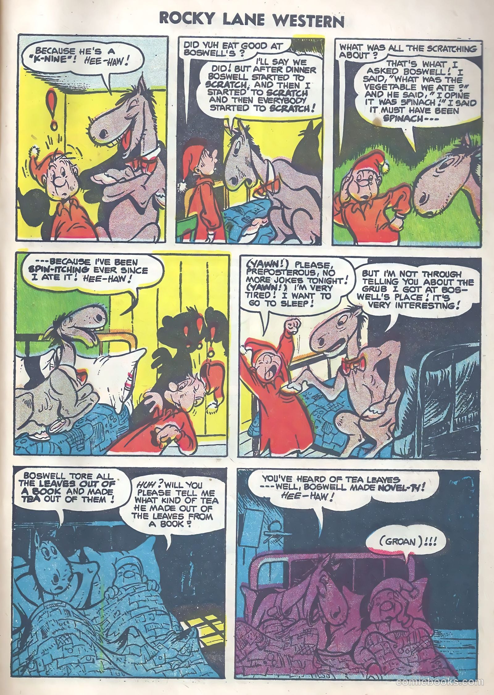 Rocky Lane Western #63 (1954) — page 29 of 36