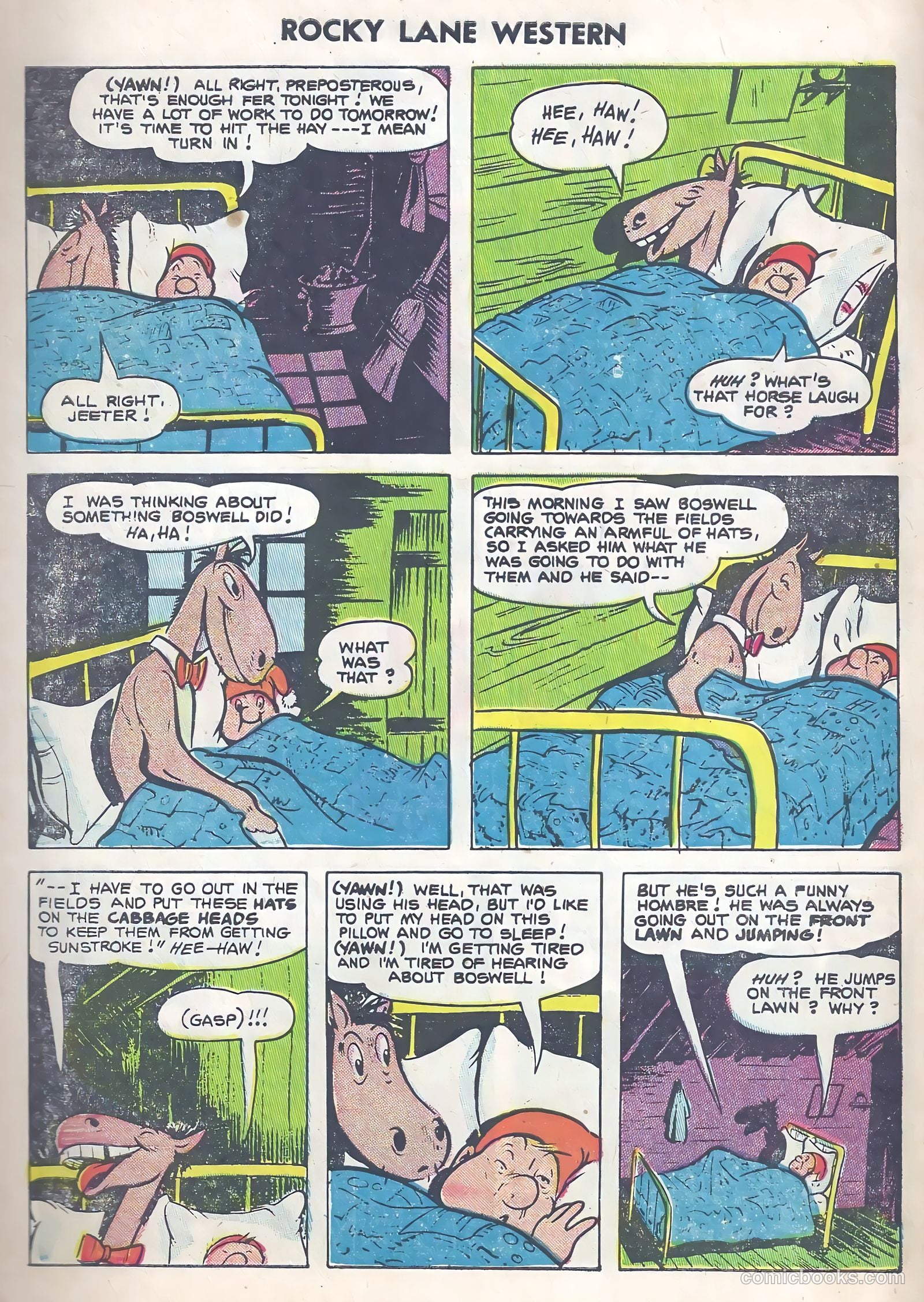 Rocky Lane Western #63 (1954) — page 30 of 36