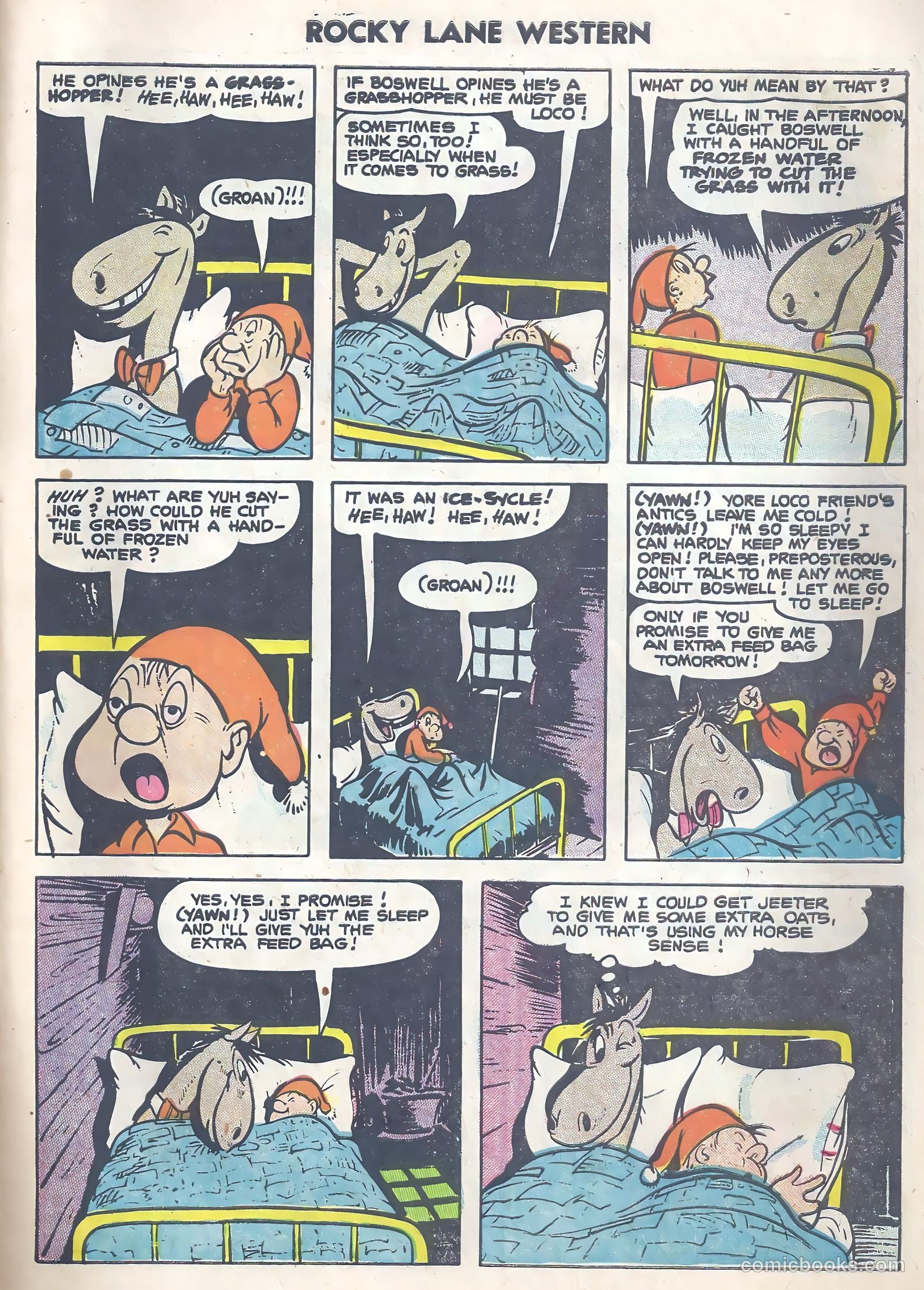 Rocky Lane Western #63 (1954) — page 31 of 36