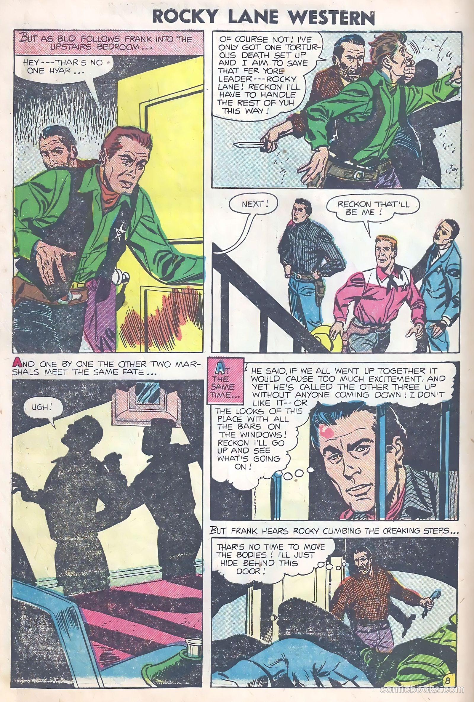 Rocky Lane Western #63 (1954) — page 10 of 37