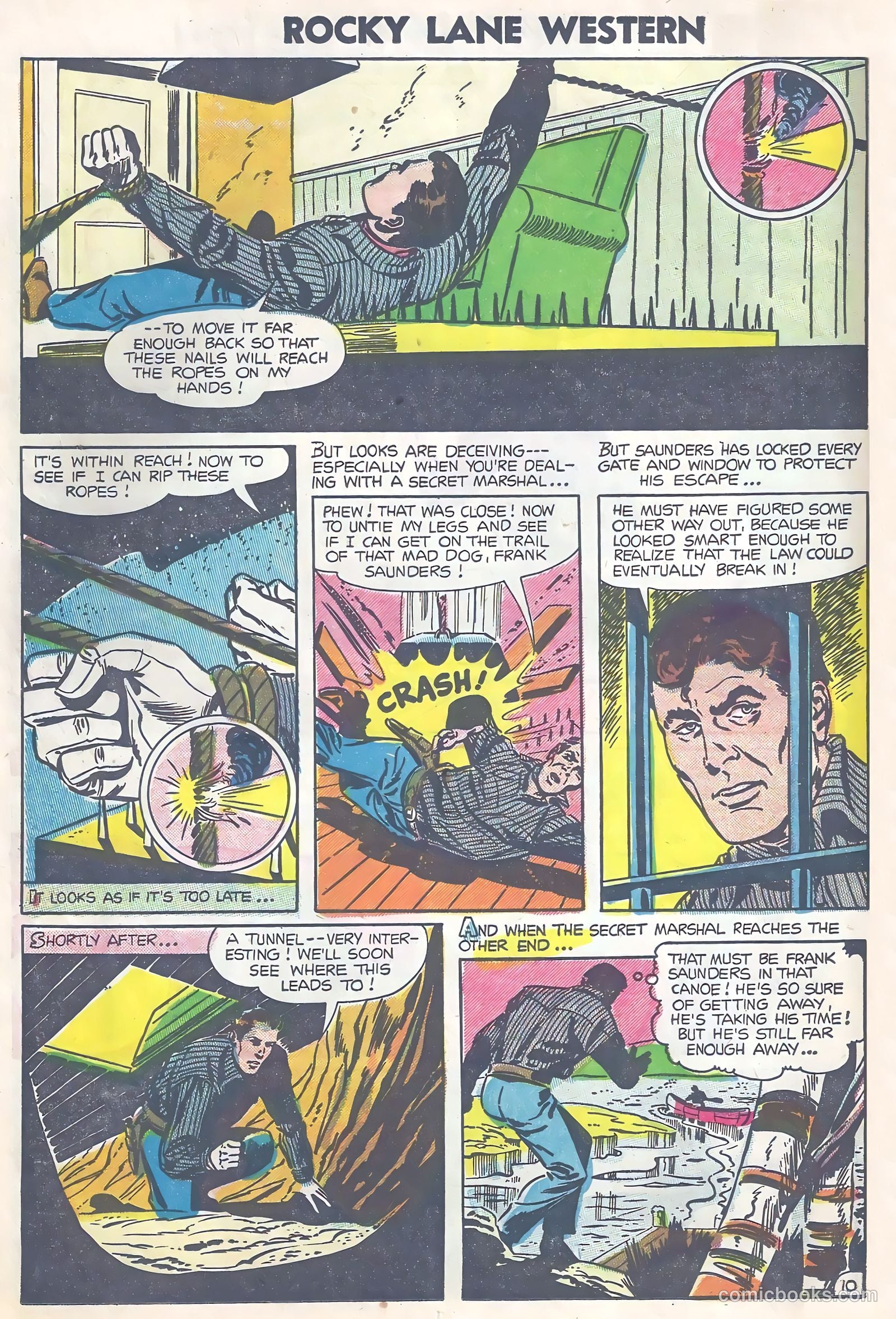 Rocky Lane Western #63 (1954) — page 12 of 37