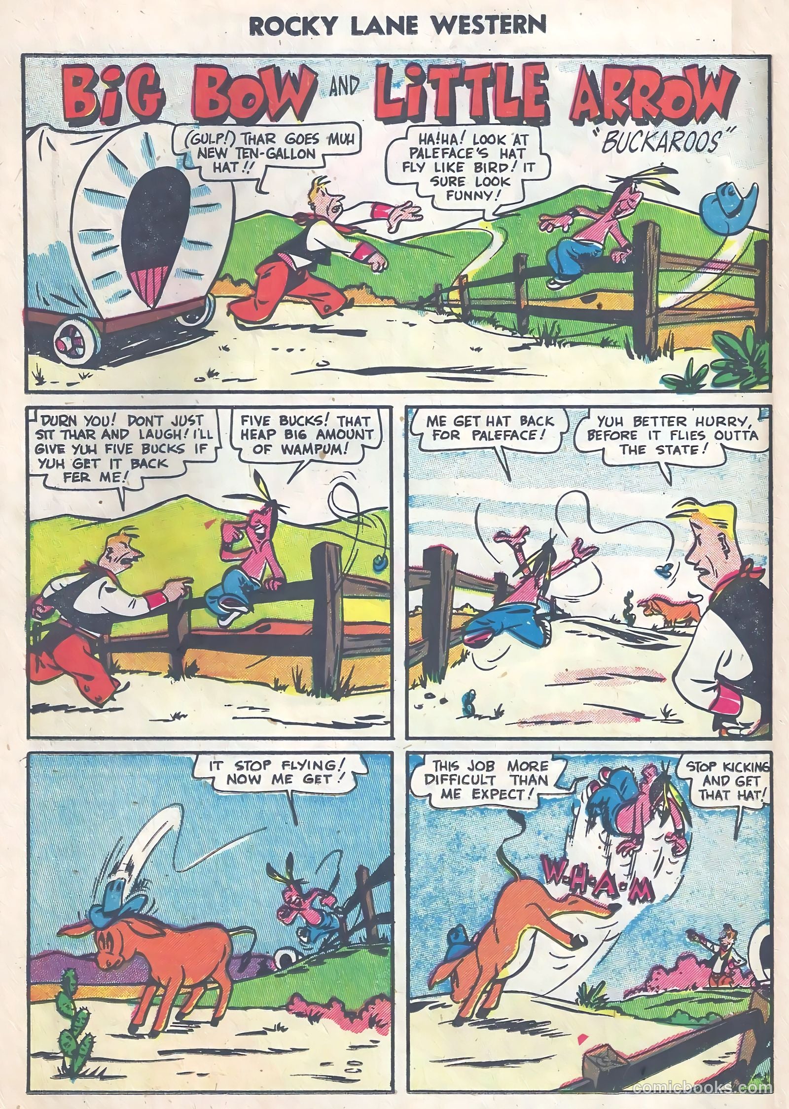 Rocky Lane Western #63 (1954) — page 14 of 37