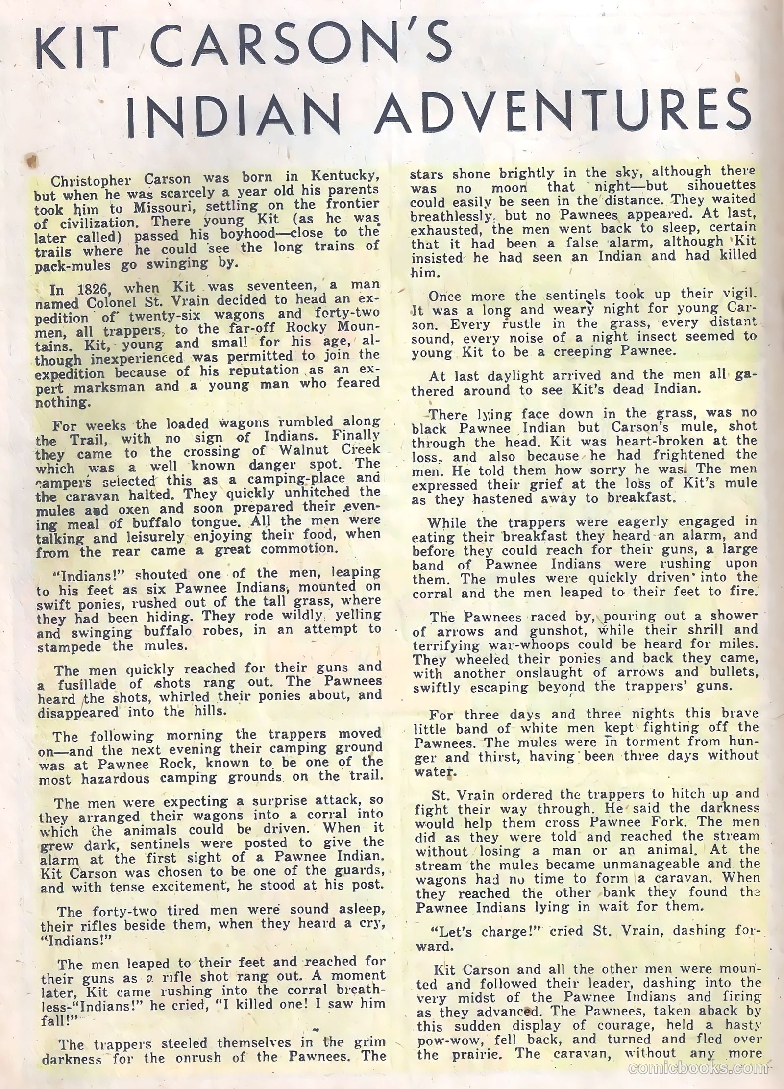Rocky Lane Western #63 (1954) — page 18 of 37
