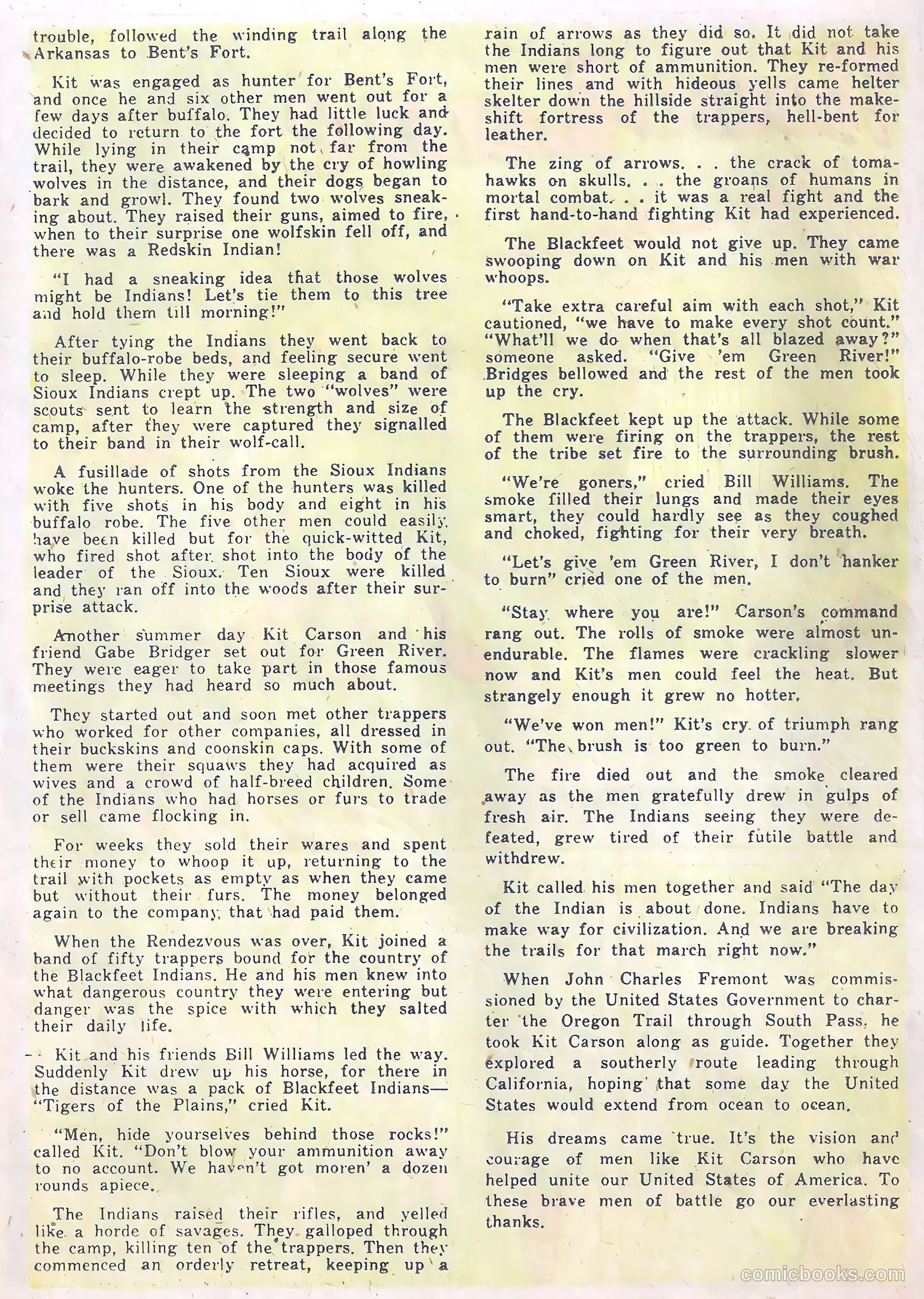 Rocky Lane Western #63 (1954) — page 19 of 37