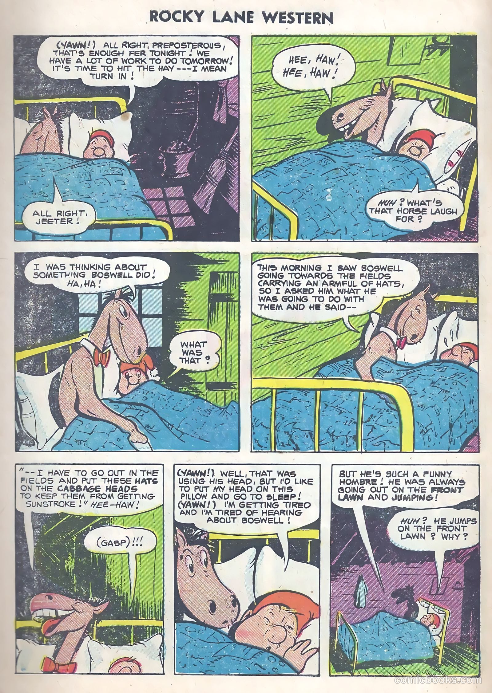 Rocky Lane Western #63 (1954) — page 30 of 37