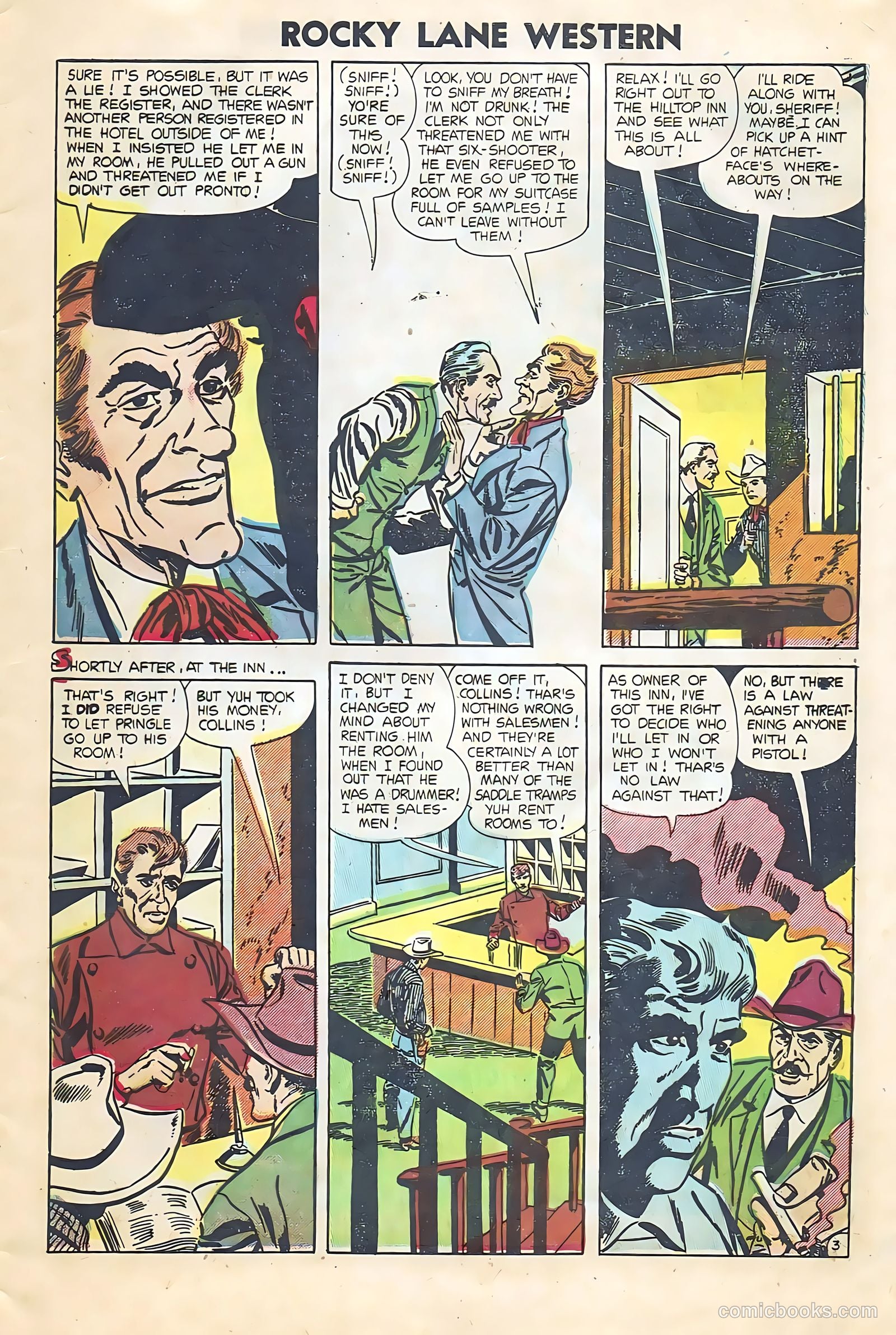 Rocky Lane Western #64 (1954) — page 5 of 36
