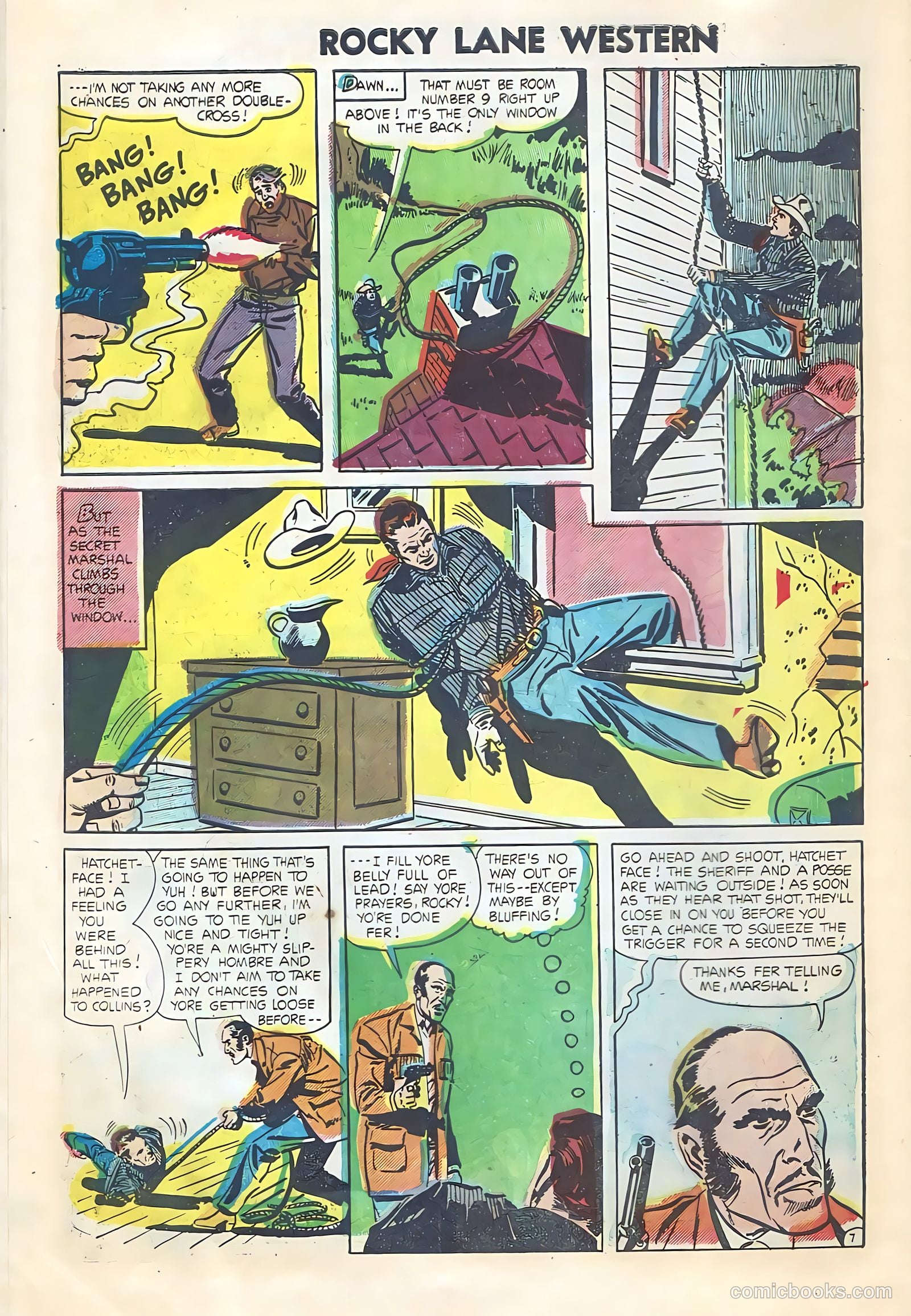 Rocky Lane Western #64 (1954) — page 10 of 36