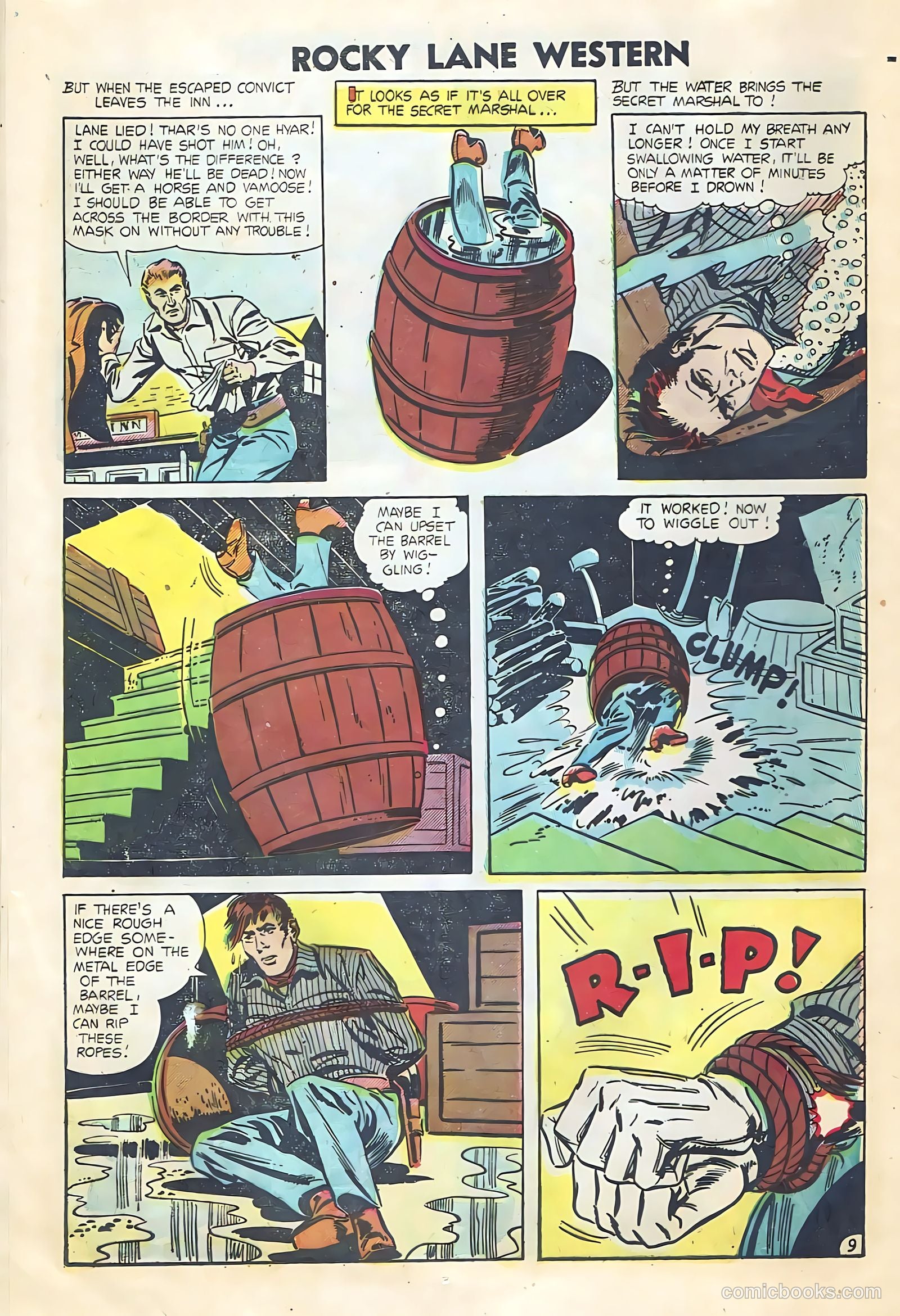 Rocky Lane Western #64 (1954) — page 12 of 36