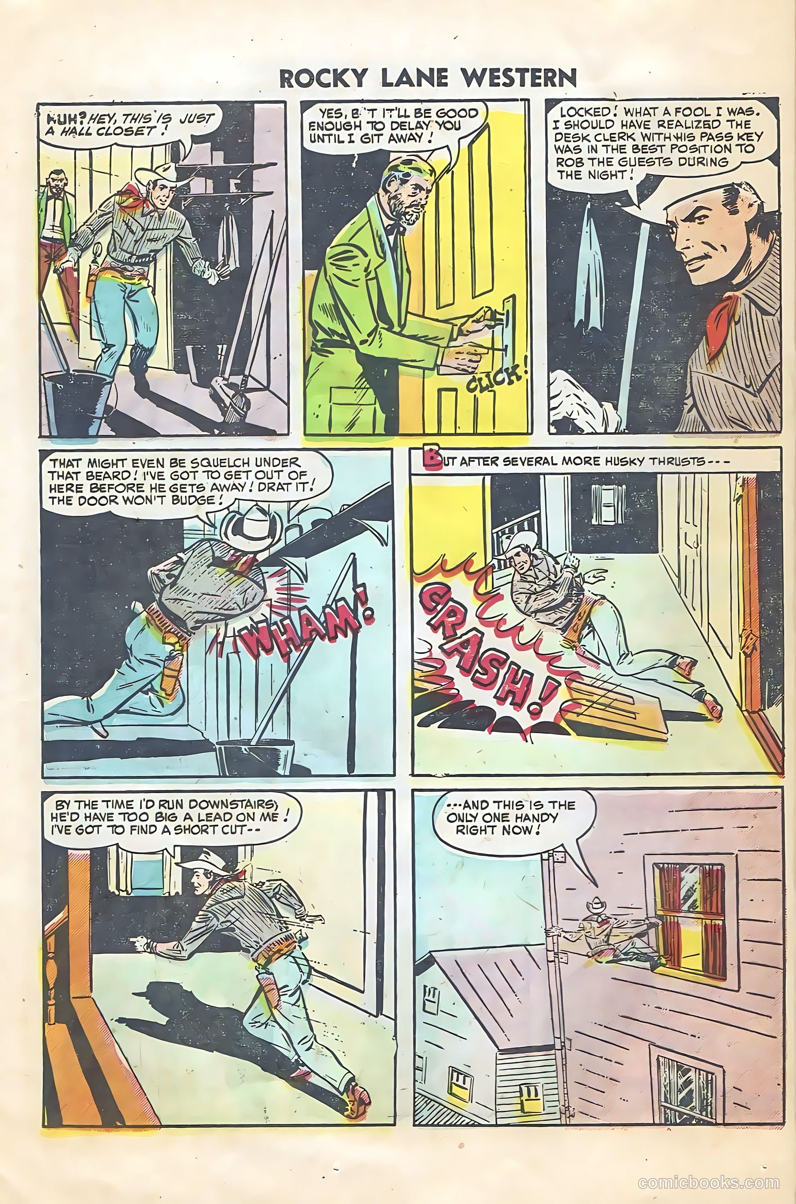 Rocky Lane Western #64 (1954) — page 24 of 36