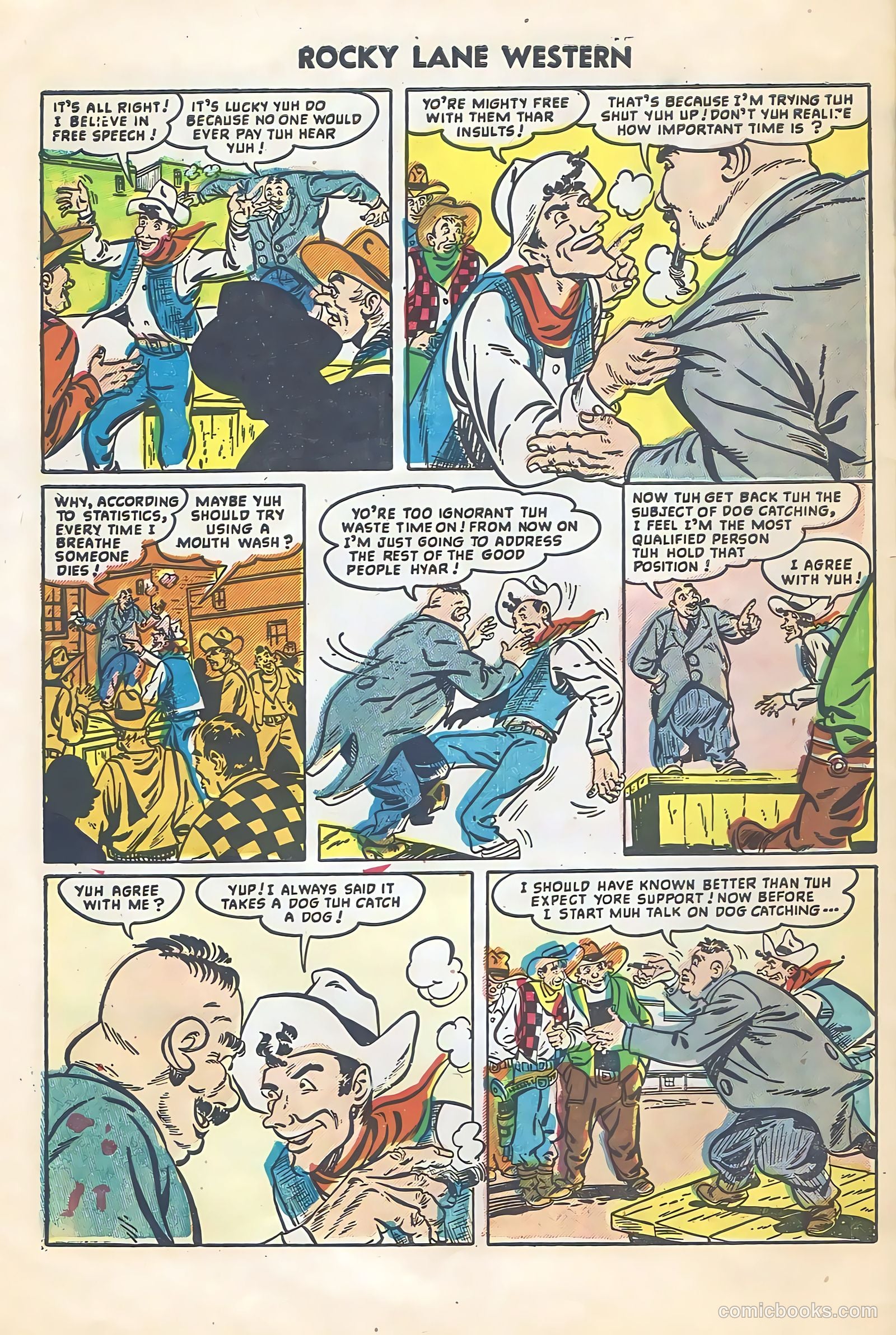 Rocky Lane Western #64 (1954) — page 30 of 36