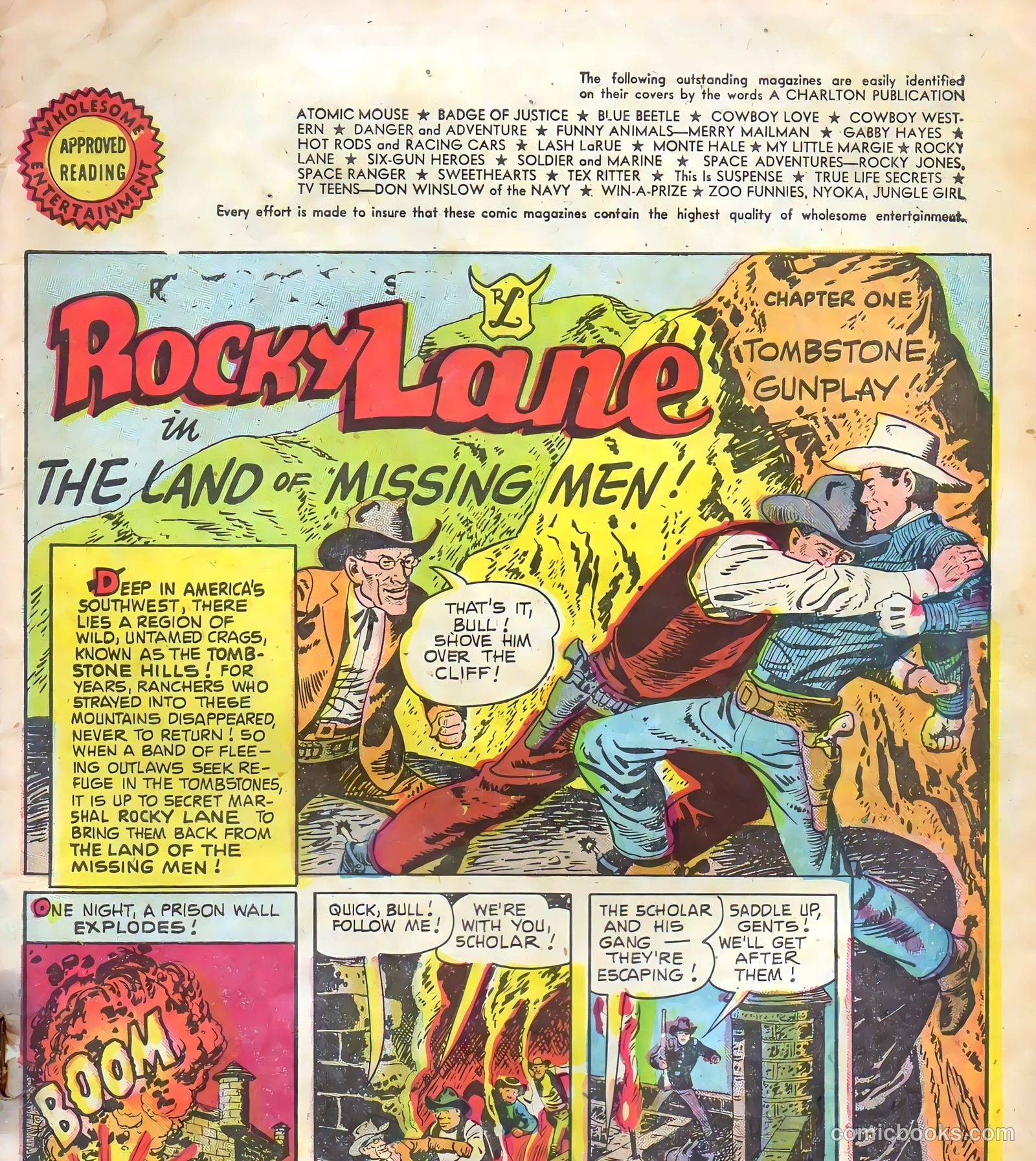 Rocky Lane Western #65 (1951) — page 3 of 36