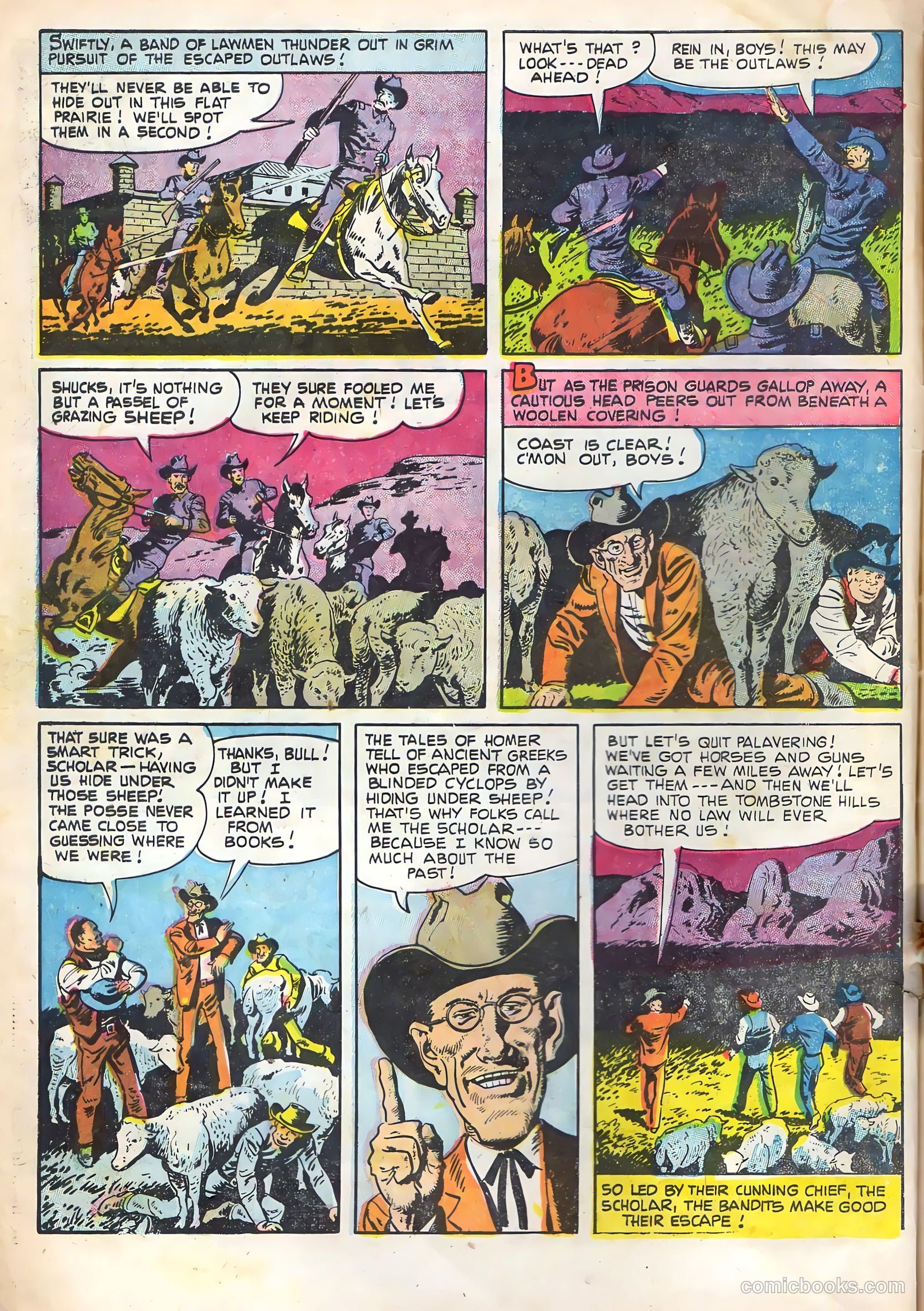 Rocky Lane Western #65 (1951) — page 4 of 36