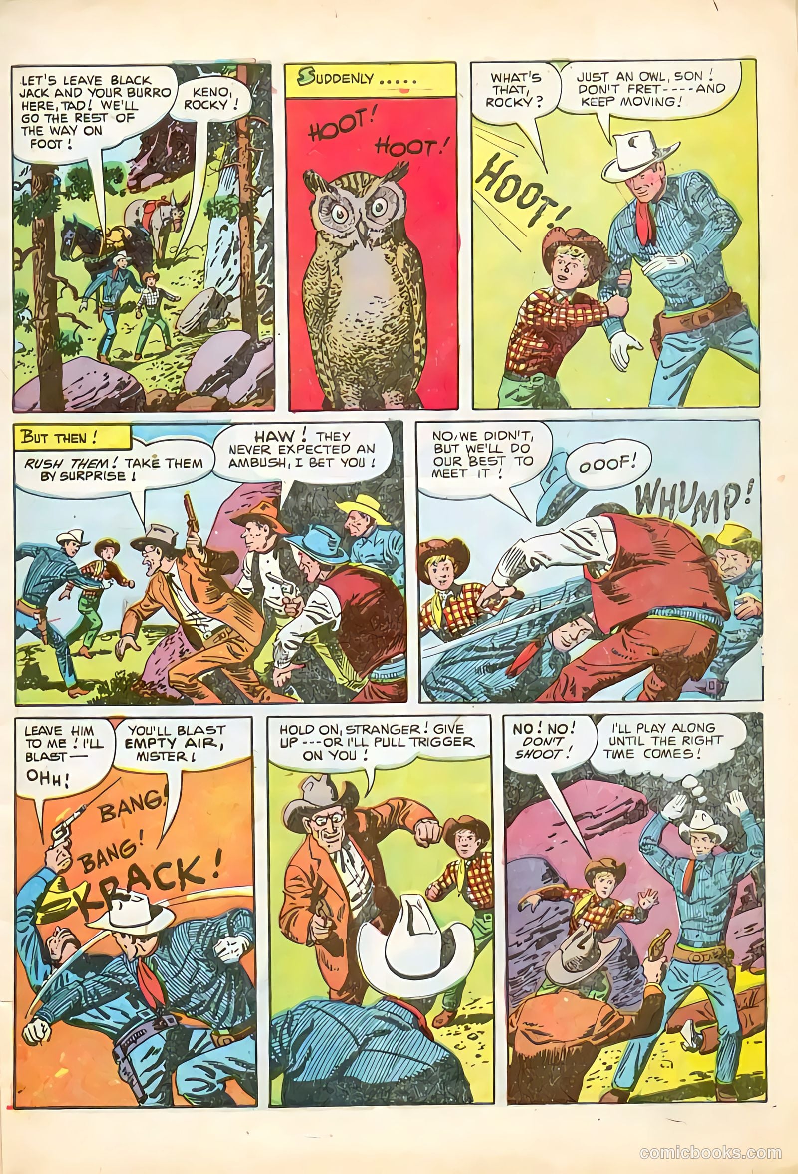 Rocky Lane Western #65 (1951) — page 7 of 36