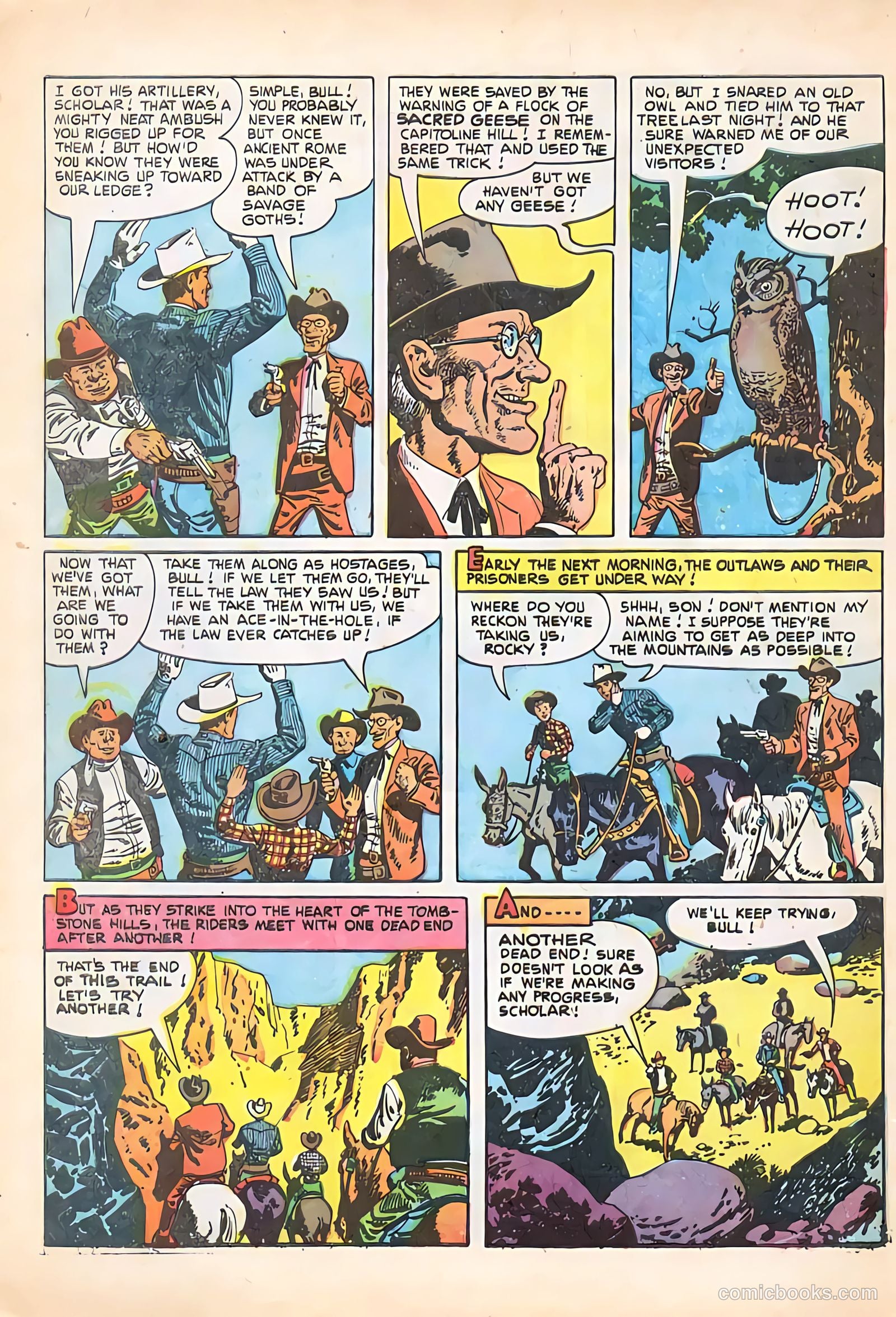 Rocky Lane Western #65 (1951) — page 8 of 36