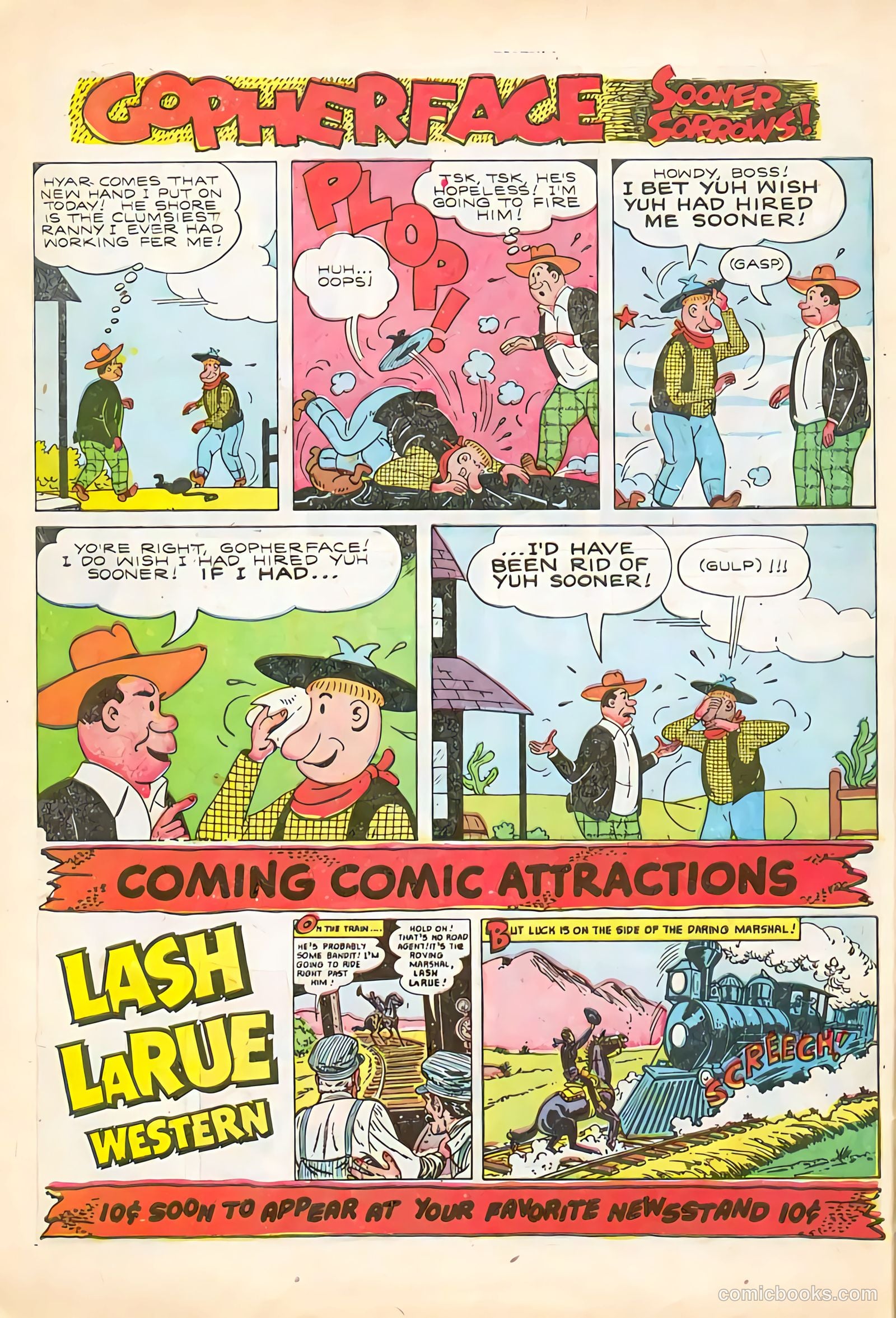 Rocky Lane Western #65 (1951) — page 10 of 36