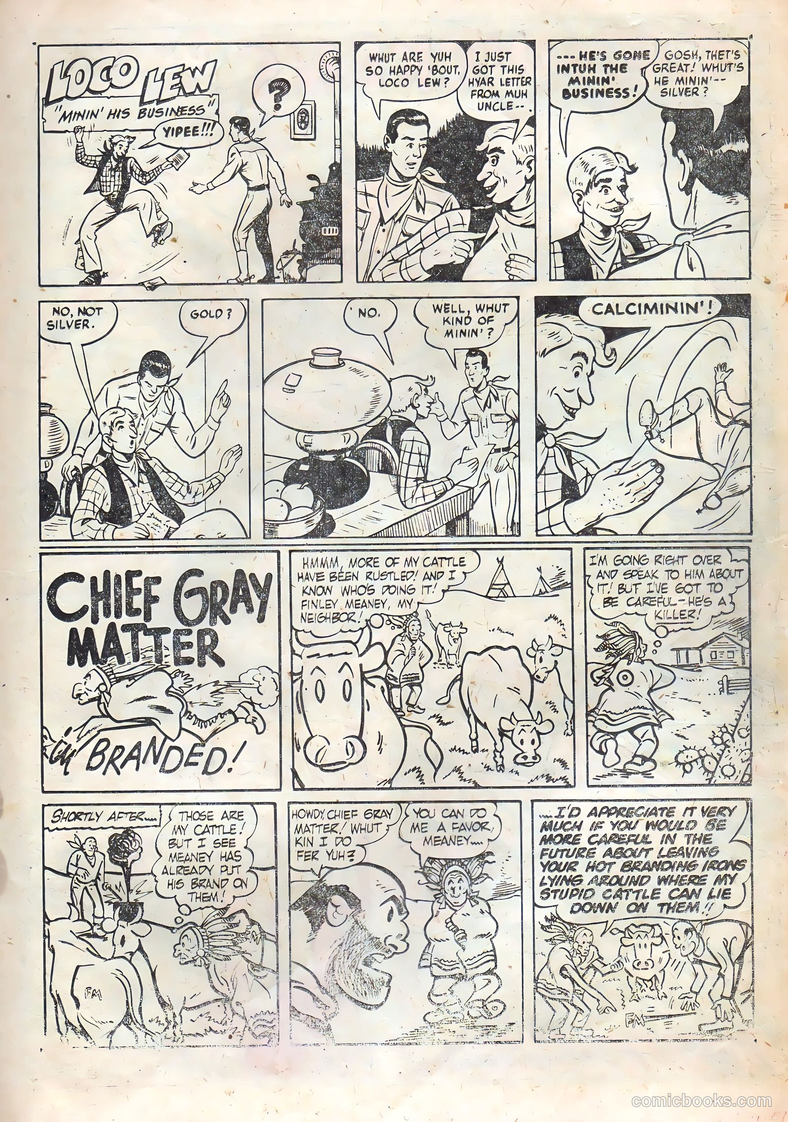 Rocky Lane Western #65 (1951) — page 11 of 36