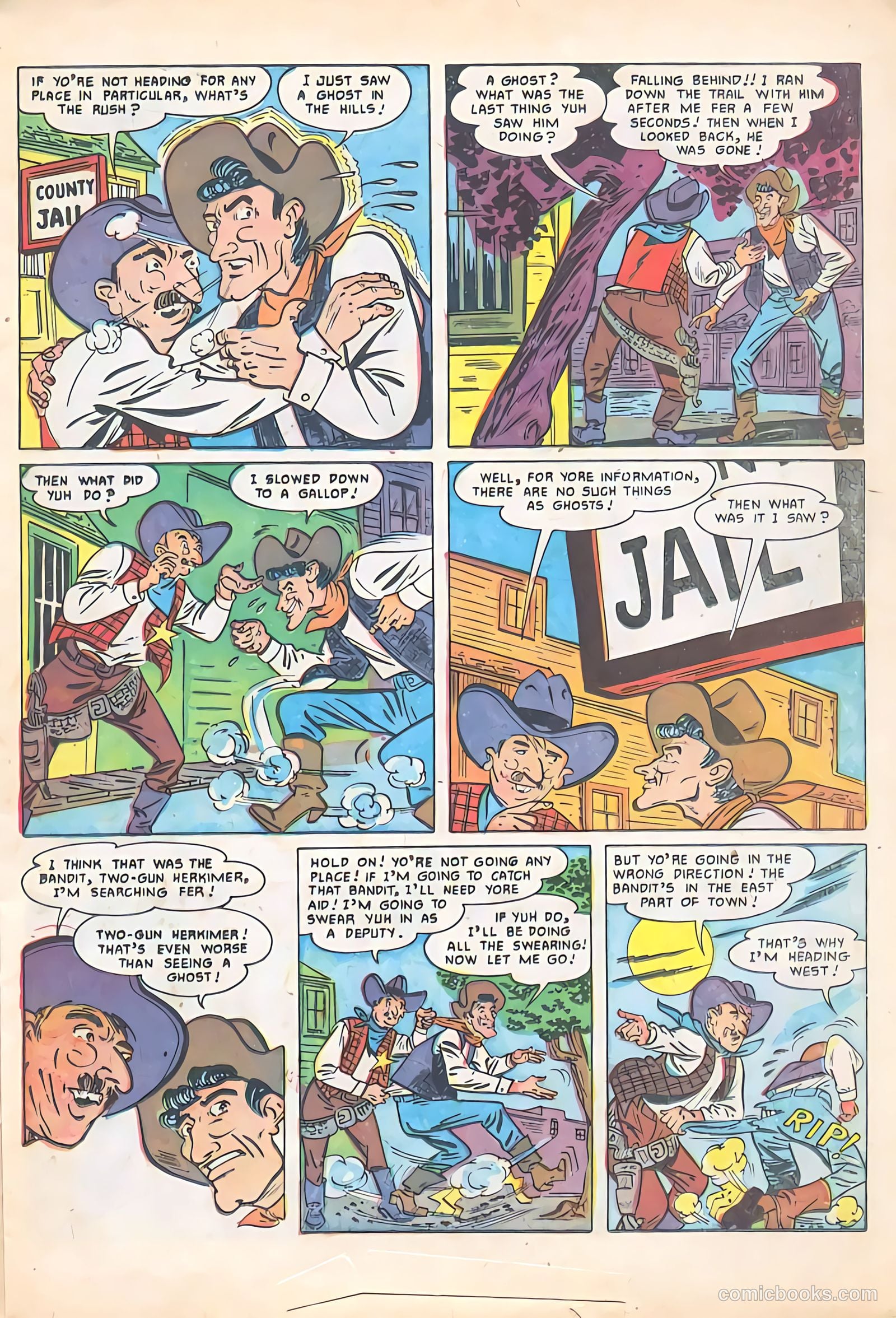 Rocky Lane Western #65 (1951) — page 13 of 36