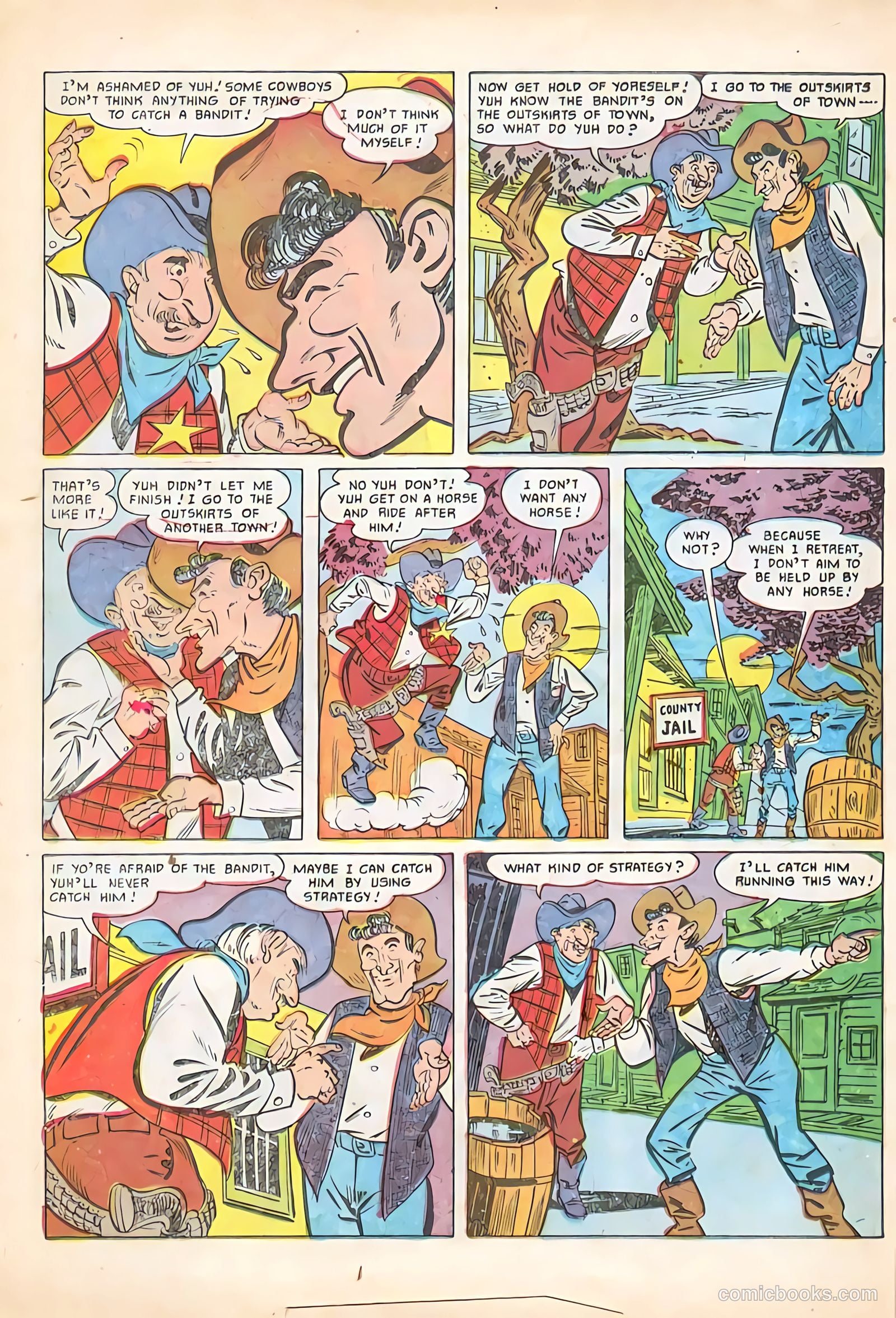 Rocky Lane Western #65 (1951) — page 14 of 36