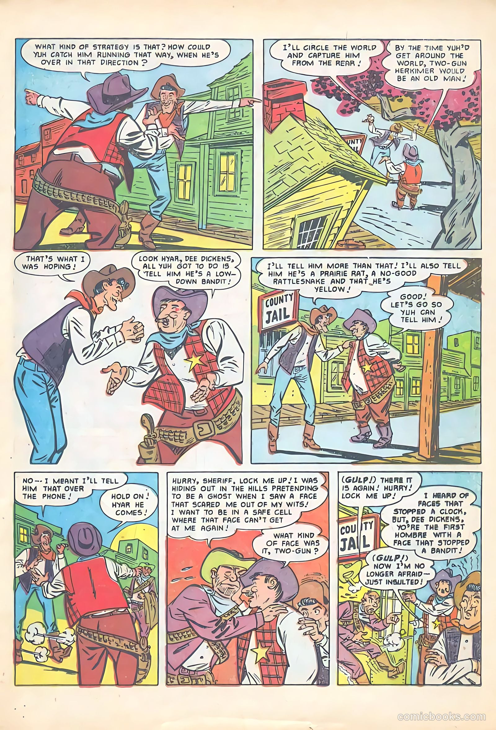 Rocky Lane Western #65 (1951) — page 15 of 36