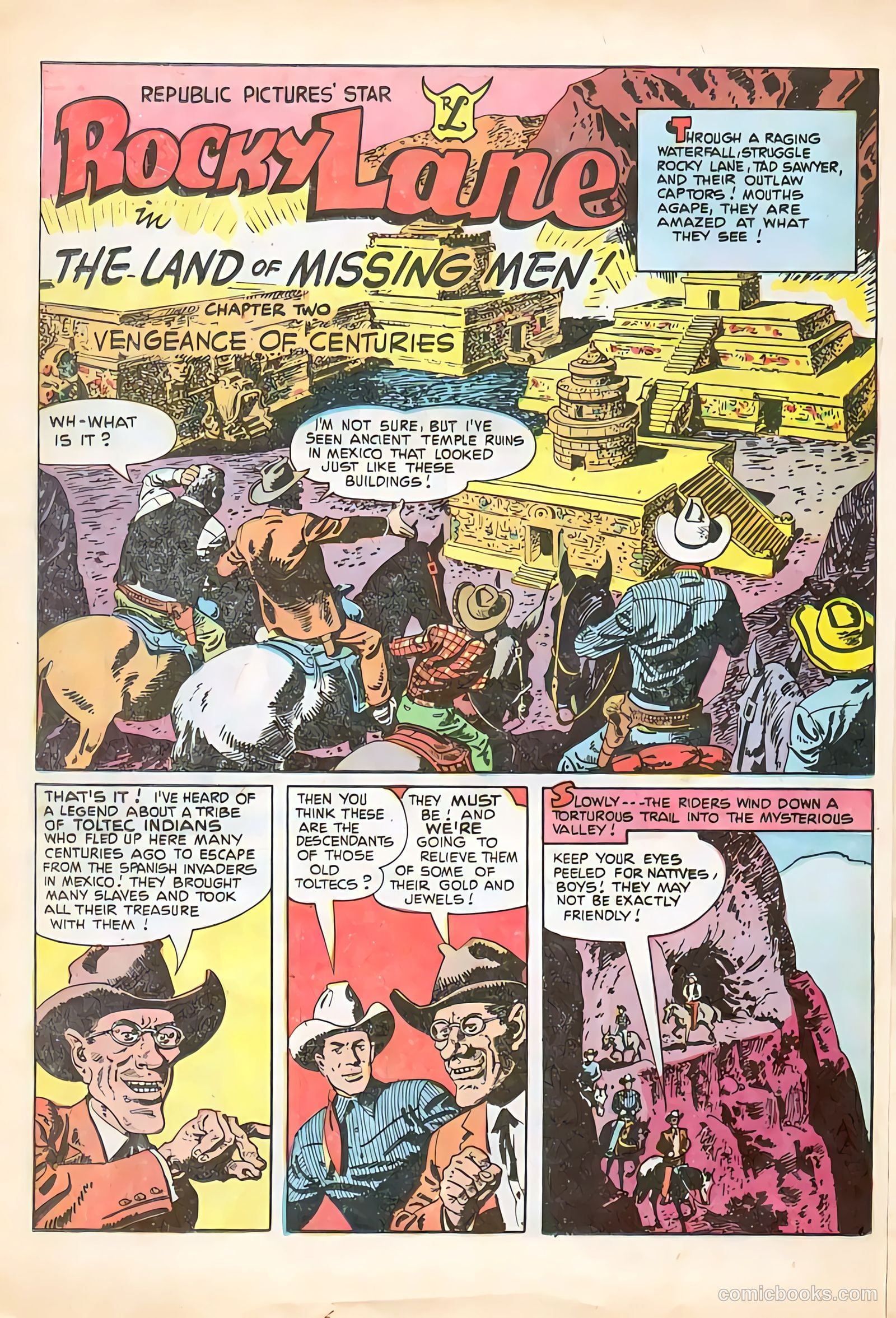 Rocky Lane Western #65 (1951) — page 16 of 36