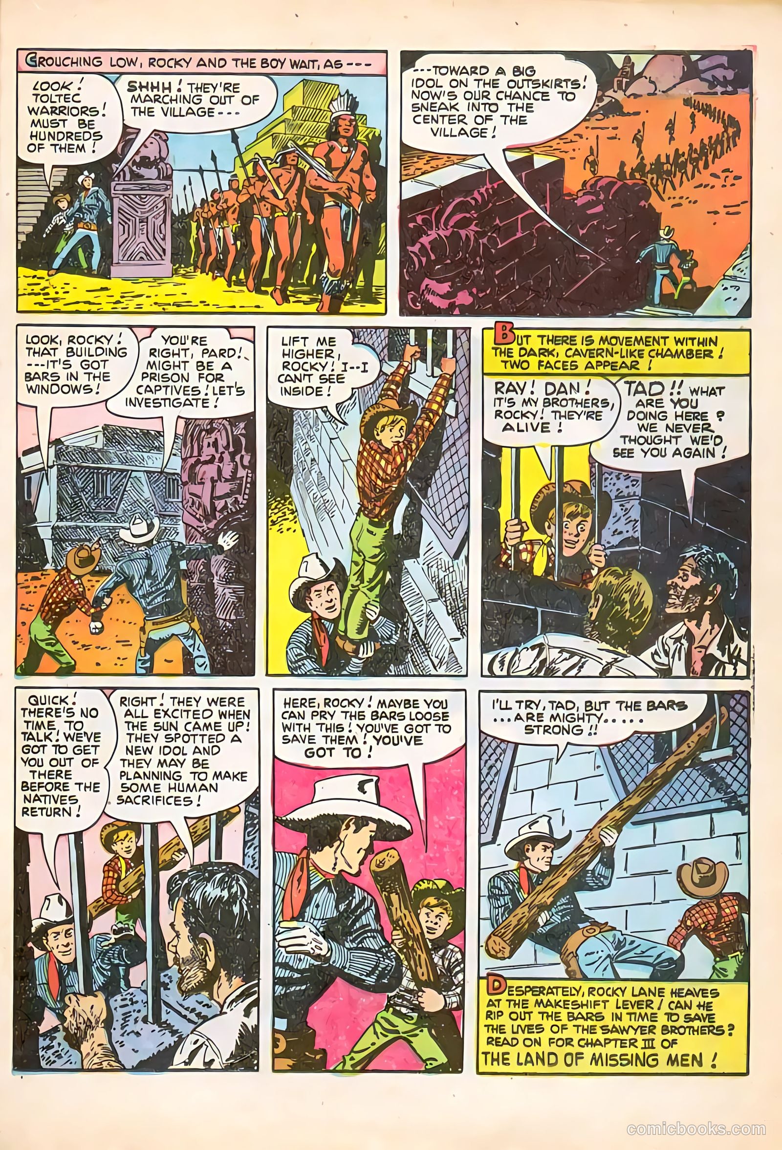 Rocky Lane Western #65 (1951) — page 21 of 36