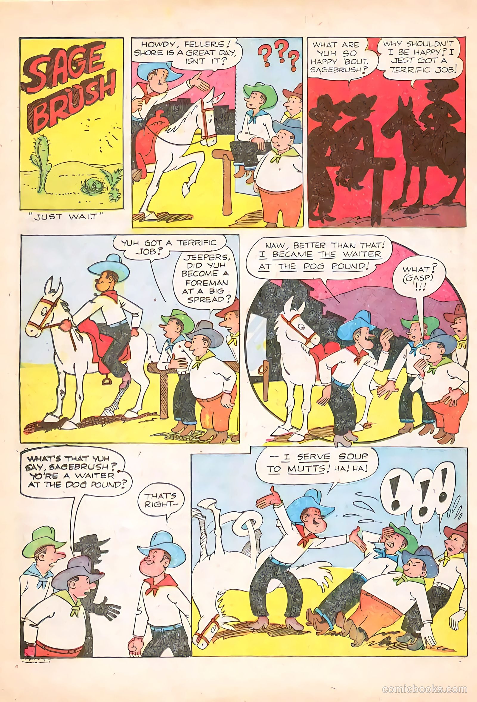 Rocky Lane Western #65 (1951) — page 26 of 36