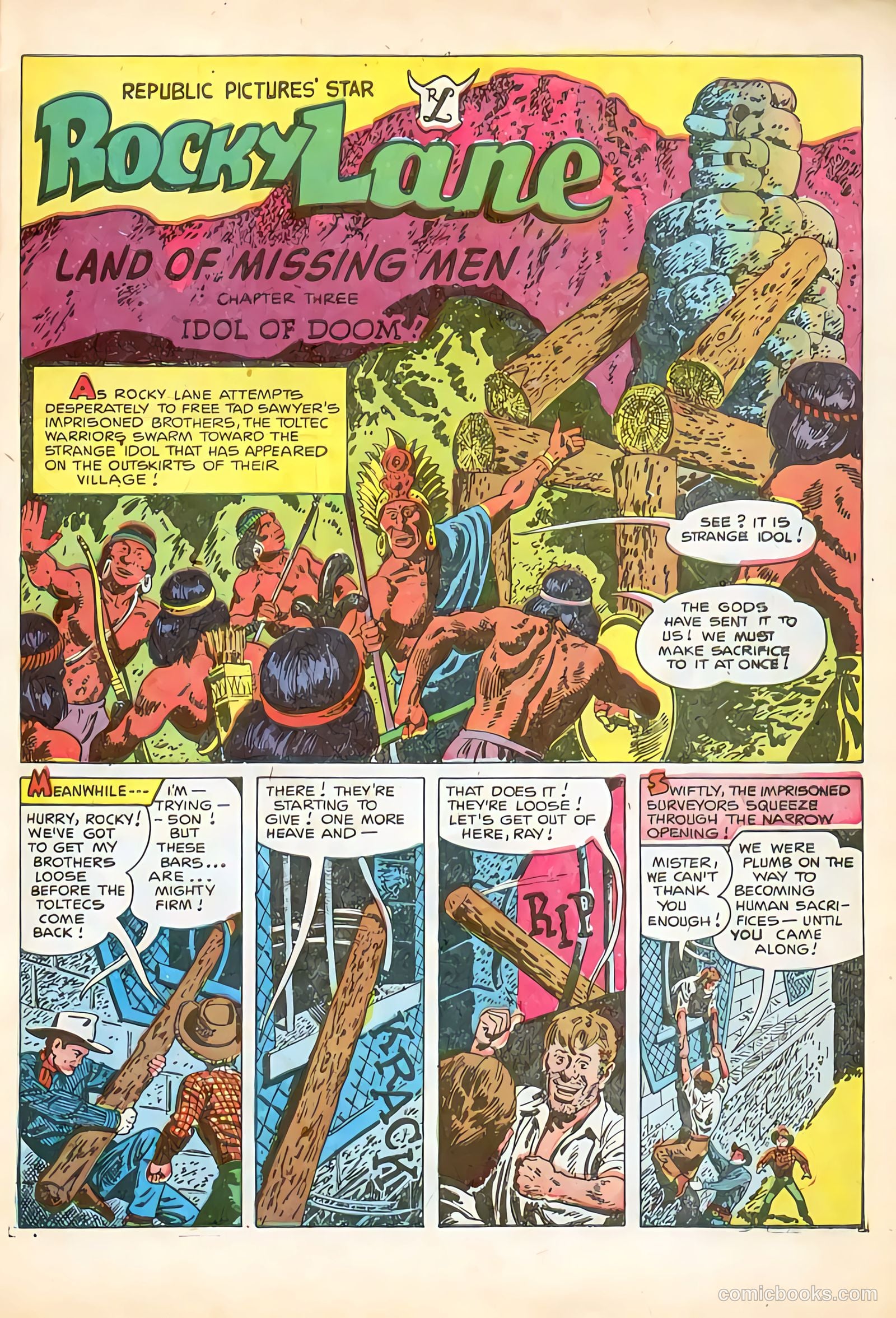 Rocky Lane Western #65 (1951) — page 27 of 36