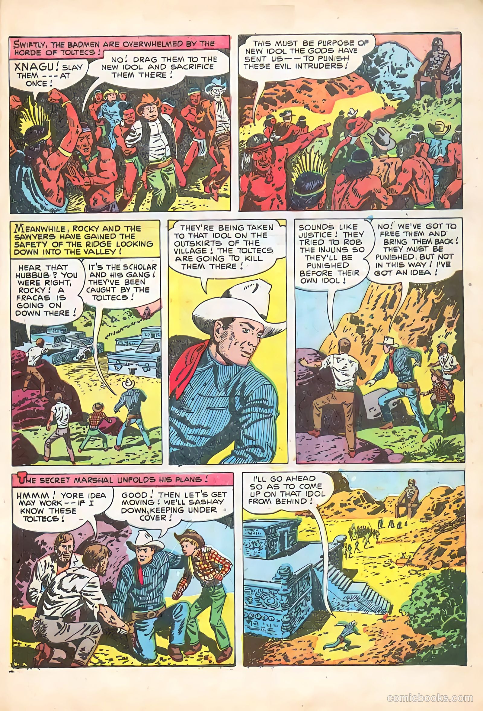 Rocky Lane Western #65 (1951) — page 29 of 36