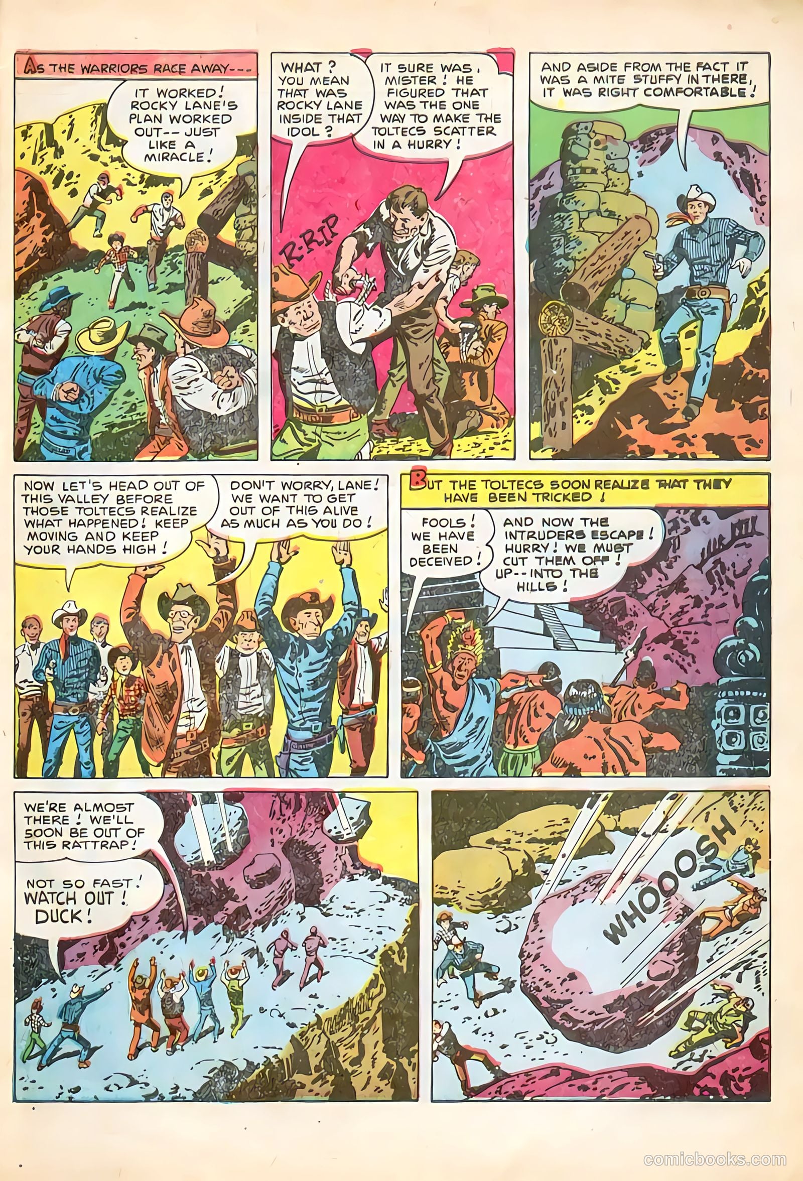 Rocky Lane Western #65 (1951) — page 31 of 36