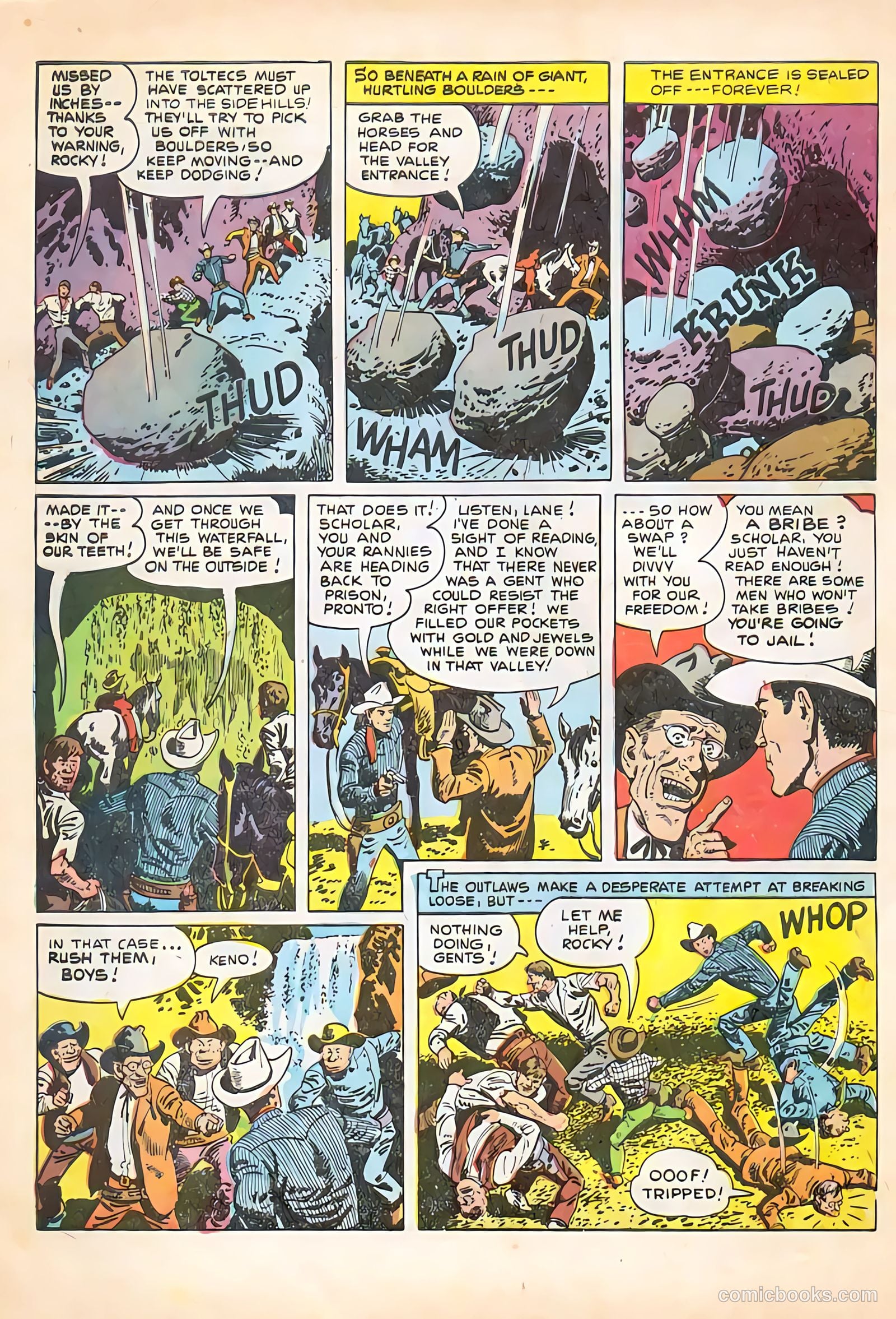 Rocky Lane Western #65 (1951) — page 32 of 36