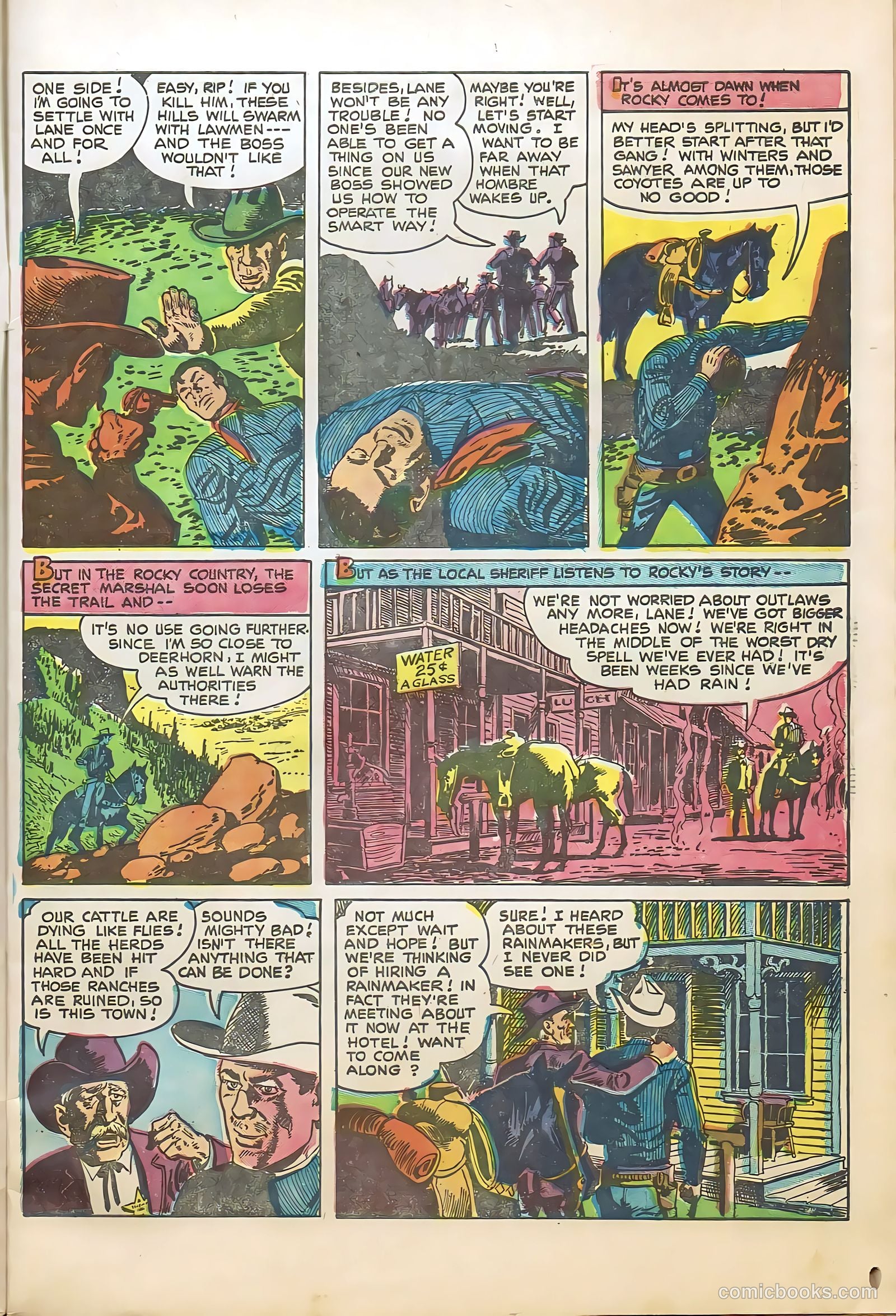 Rocky Lane Western #66 (1955) — page 5 of 36